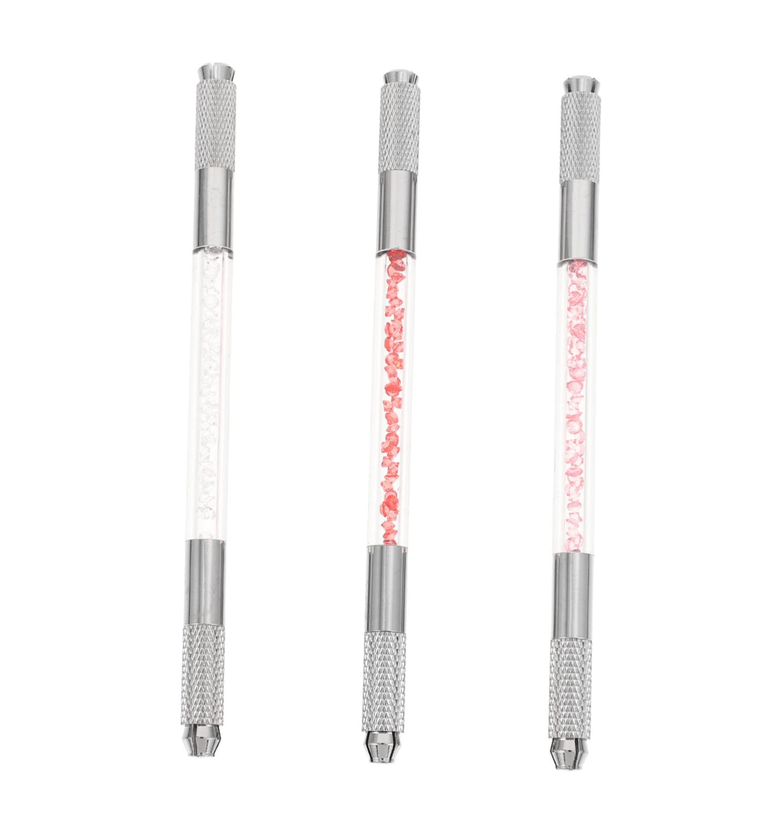 Mikinona 3pcs Fruit Embroidery Pen Pen Makeup Tool Eyebrow Microblading Kit Metal Pen Plastic - Buy Online on GoSupps.com