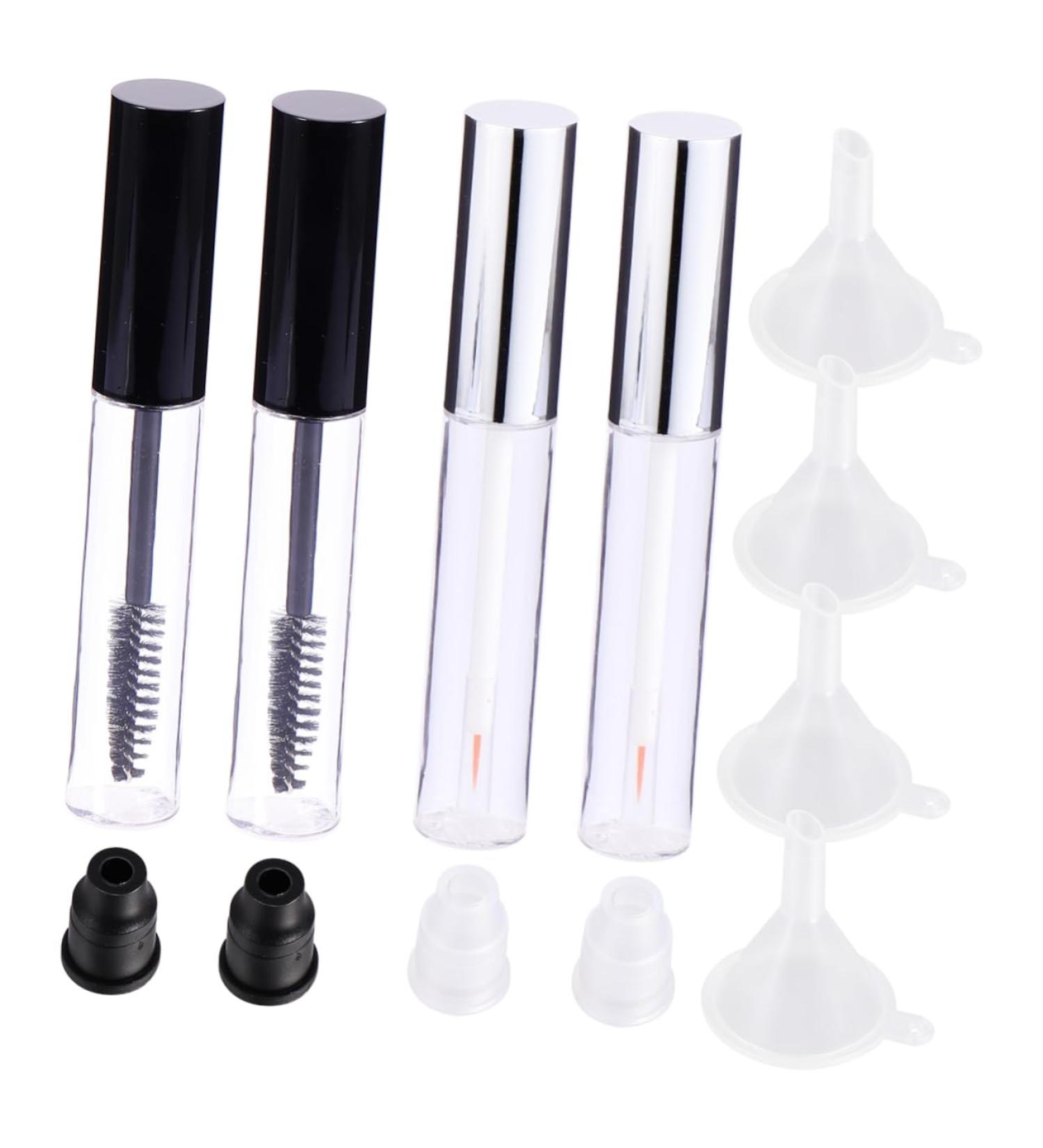 PLAFOPE 12pcs Empty Mascara Tube with Eyelash Wand Mascara Wand Tube Empty Mascara Tube and Wand Funnel - Buy Online on GoSupps.com