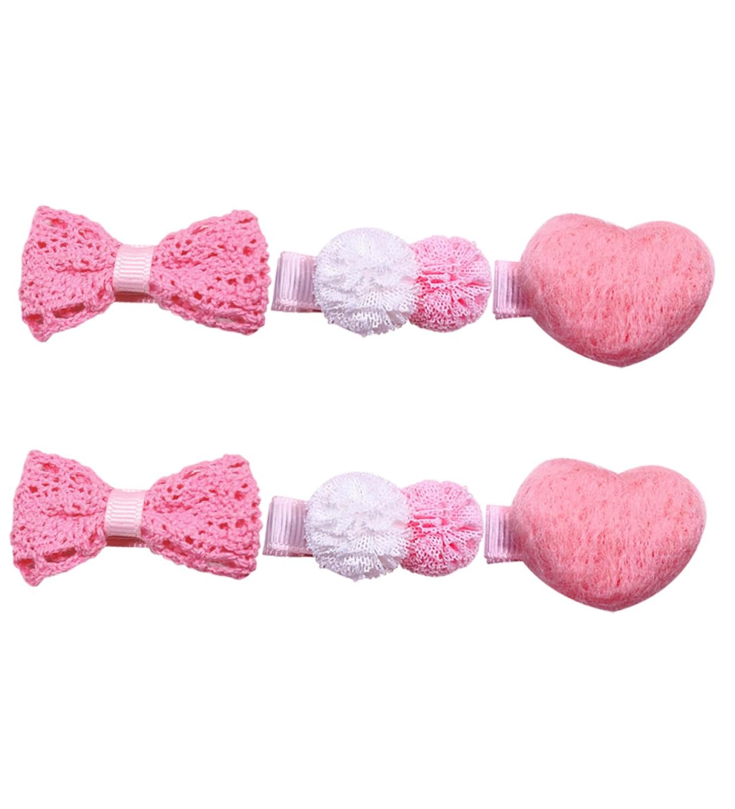 MAGICLULU 3 Pairs Miss hair accessories hair clips for small hair clips cloth clip elastic girl Metal three-dimensional bangs clip bow tie bow clips clips for hair - Buy Online on GoSupps.com