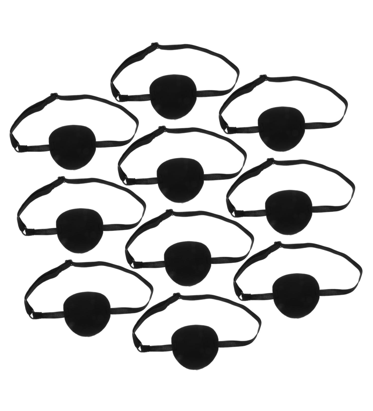 KOMBIUDA 10pcs Eye Patch Blindfolds for Adults Eye Cosplay Patch Eyepatch for Lazy Eye Eye Mask - Buy Online on GoSupps.com