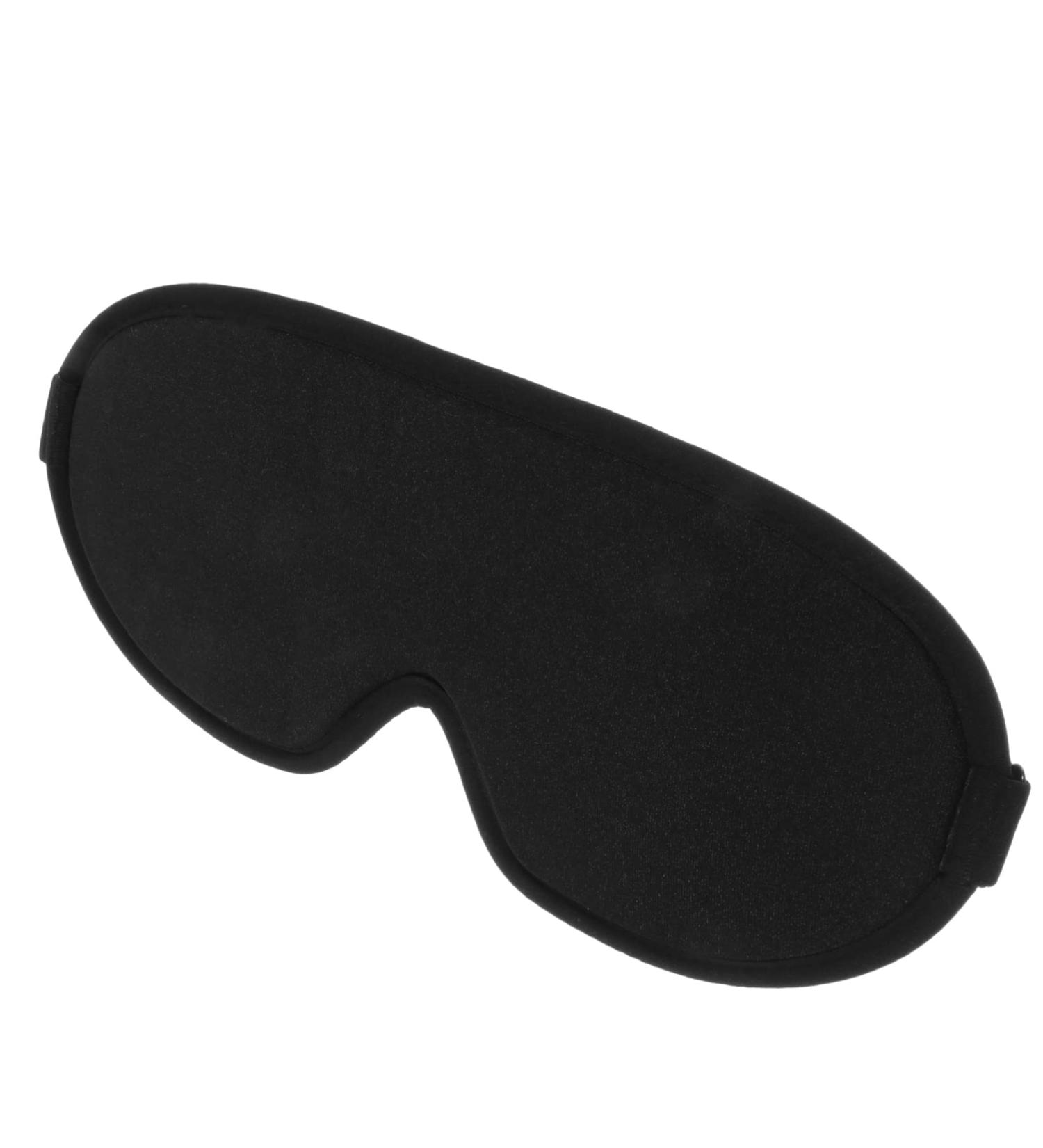 FRCOLOR Blackout Eye Mask - Adjustable Cotton Sleeping Shades for Travel & Home | Comfortable Light Blocking Covers for Women & Men - Buy Online on GoSupps.com