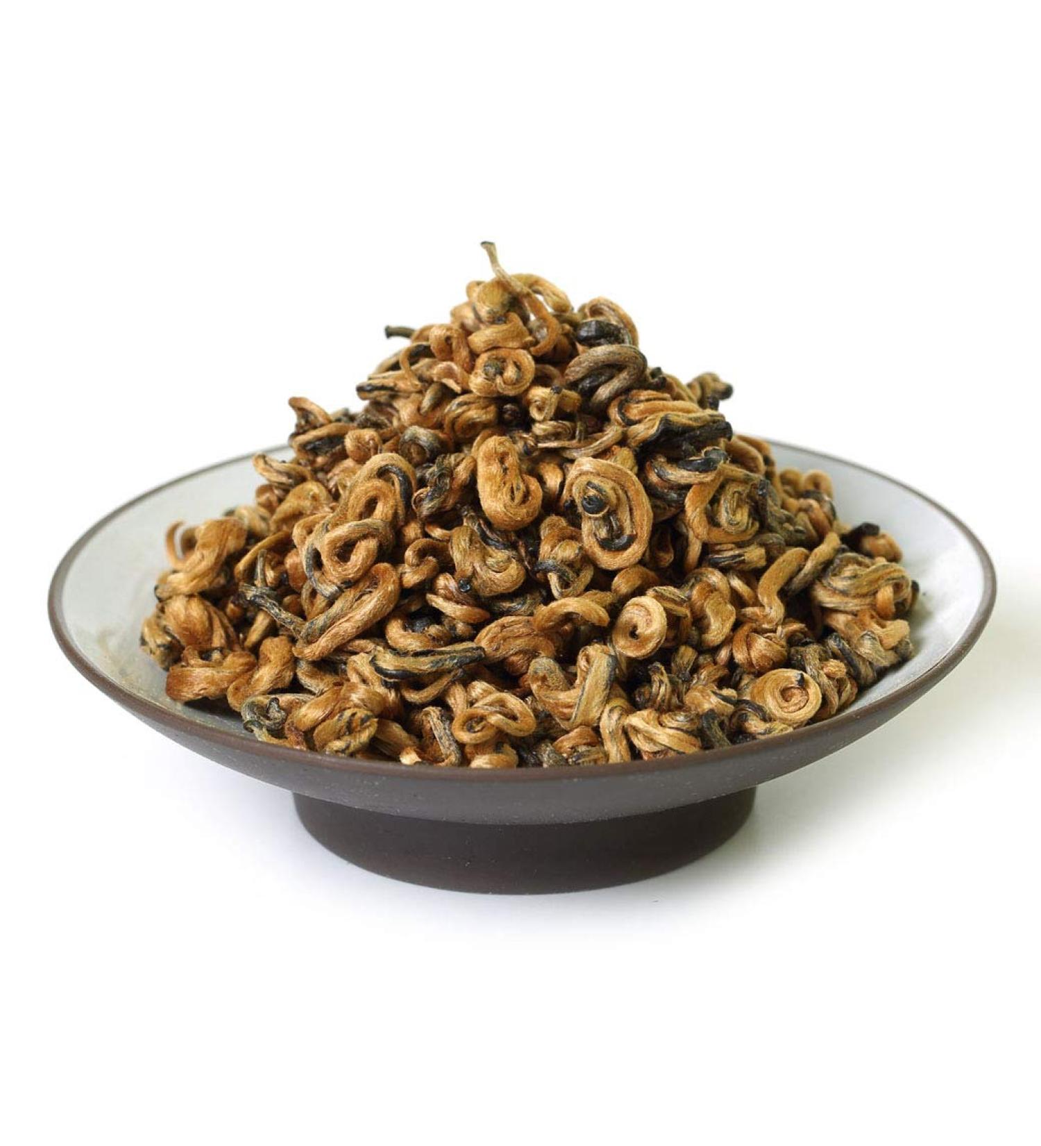 GOARTEA Noir Th - 100g (3.5 Oz) Nonpareil Supreme Yunnan FengQing Golden Bud Snail Dian Hong Chinese Black Tea noir - Buy Online on GoSupps.com