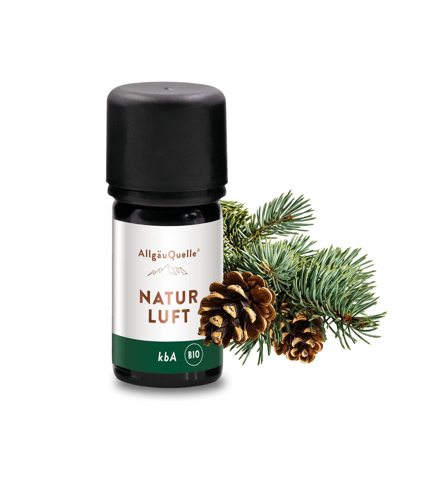 Allg gequelle Bio Fragrance Oil Mixture | 100% Essential Oils - Natural Air Freshener with Mountain Pine & Mint | Vegan Aroma Diffuser & Lamp | 5 ml - Buy Online on GoSupps.com