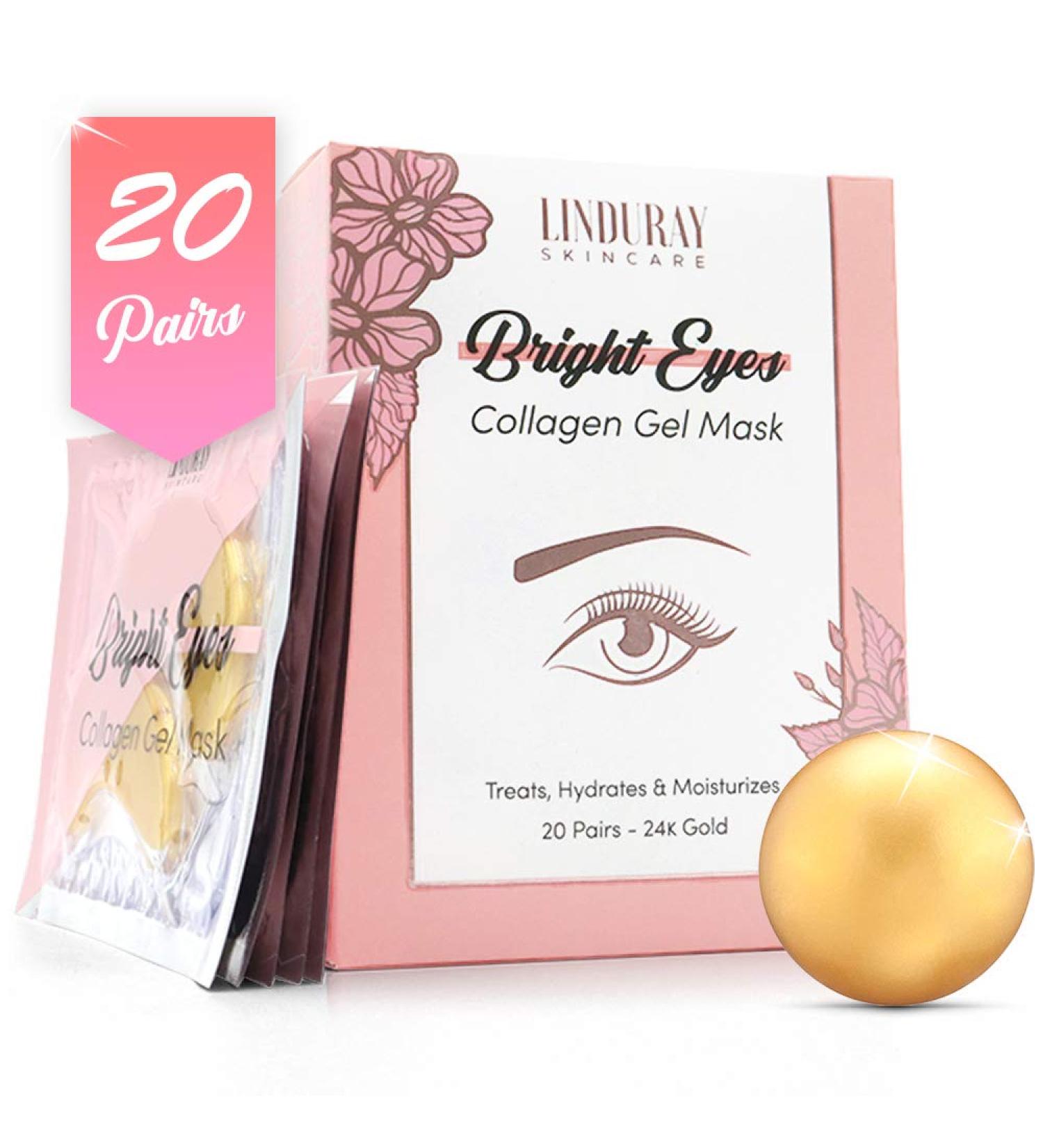24k Gold Collagen Eye Pads Mask | Hydrating Gold Eye Treatment - Buy Online on GoSupps.com