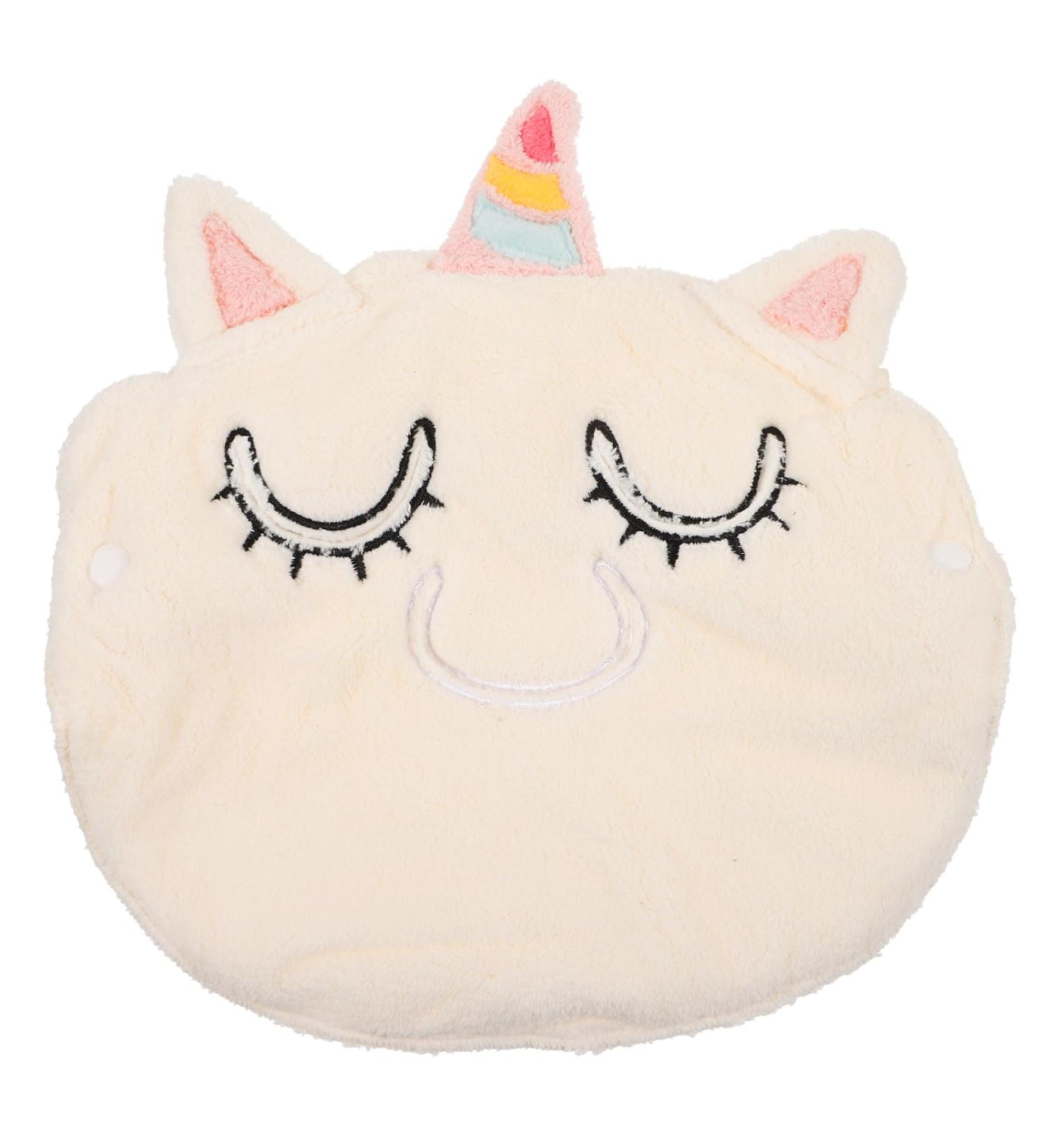 FRCOLOR Couverture de Masque Facial avec Serviette Chaude Spa Froid et Chaud Serviette de Visage d barbouillettes de Soin du Visage Masque Mignon la Face 1 unit (Lot de 1) blanc - Buy Online on GoSupps.com