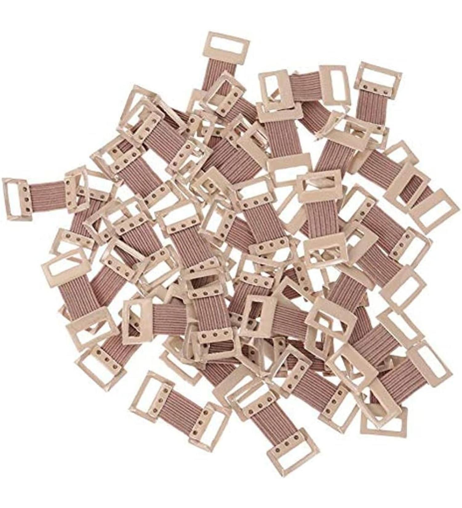 15 Pcs Brown Elastic Bandage Clips - Stretch Metal Clips for Bandaging Supplies | Replaceable Wrap Clips for Durable Support - Buy Online on GoSupps.com