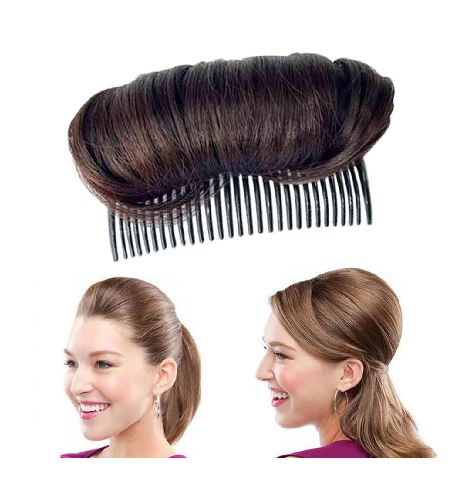 Buy Bump IT UP Volume Hair Base & Clip - Fluffy Styling Insert & Braid Tool - Light Brown Hair Accessories for Instant Volume - Buy Online on GoSupps.com