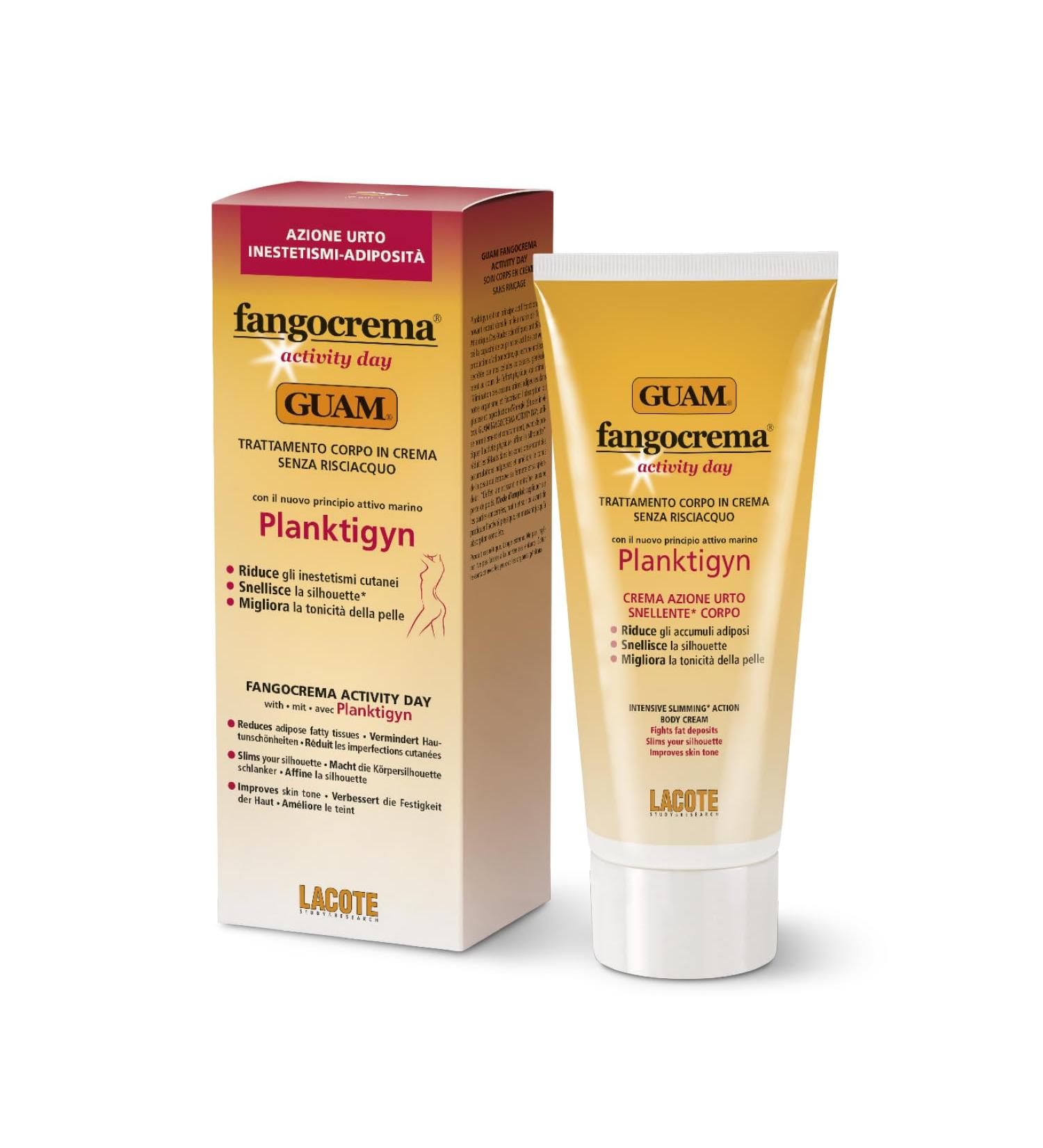 Guam Fangocrema Activity Day Cream - Rinse-Free Body Treatment for Bumps & Fat Deposits 200ml - Shop Internationally! - Buy Online on GoSupps.com