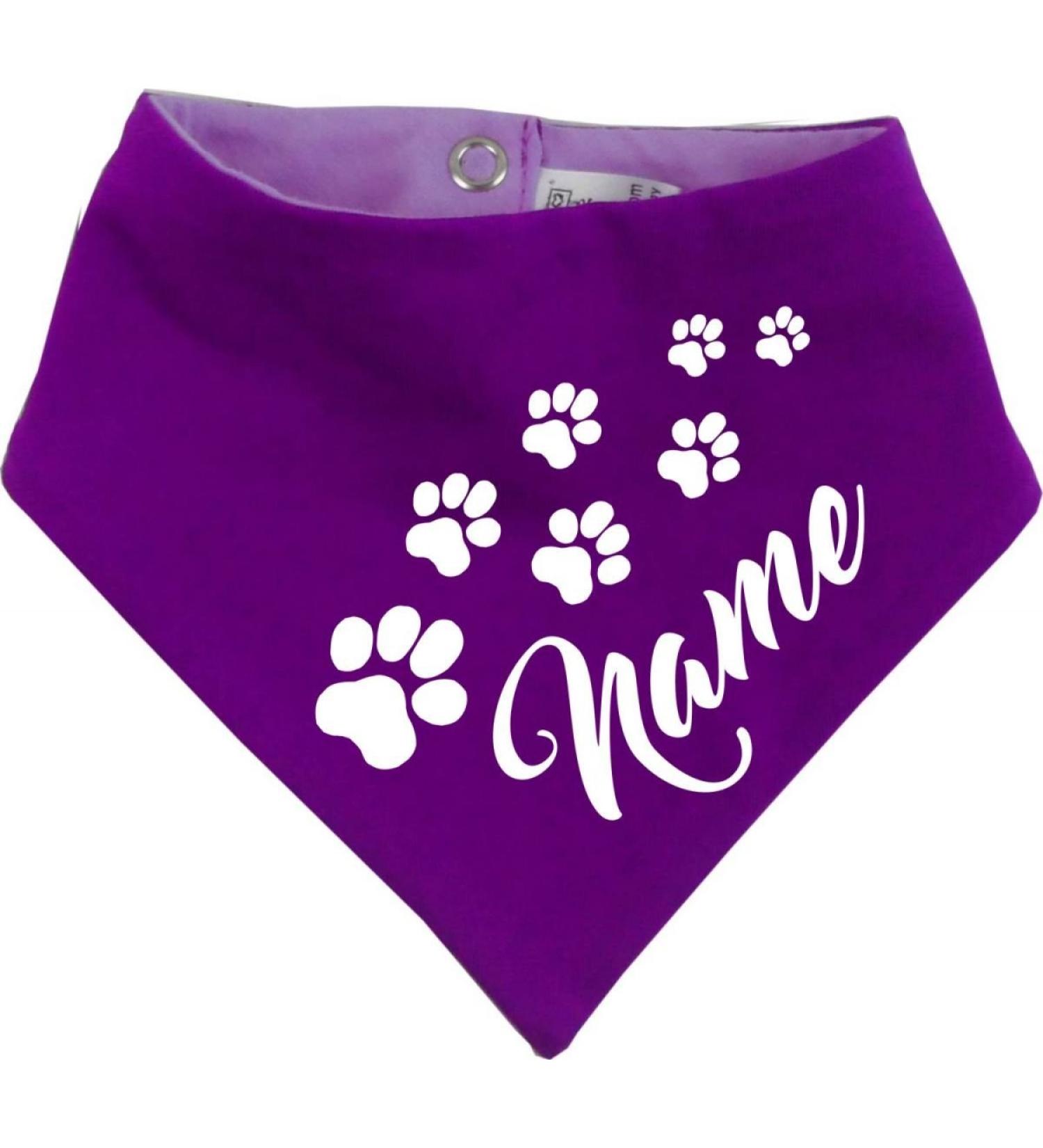 Customizable Both-Sided Multicolor Dog Turning Cloth - Purple Plum - Neck Size Gr.3 (36-44 cm) | Ideal for Pets - Buy Online on GoSupps.com
