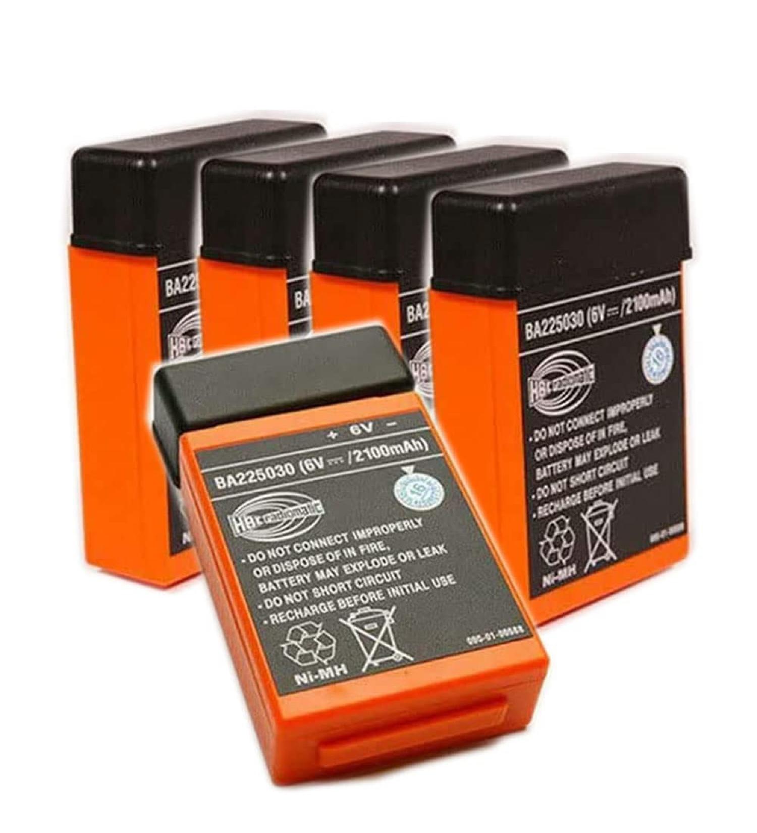 Pack of 5 - 2100mAh 6V BA225030 Ni-Mh Rechargeable Battery for HBC Radiomatic Crane Remote Control Pump Truck - International Shipping Available - Buy Online on GoSupps.com