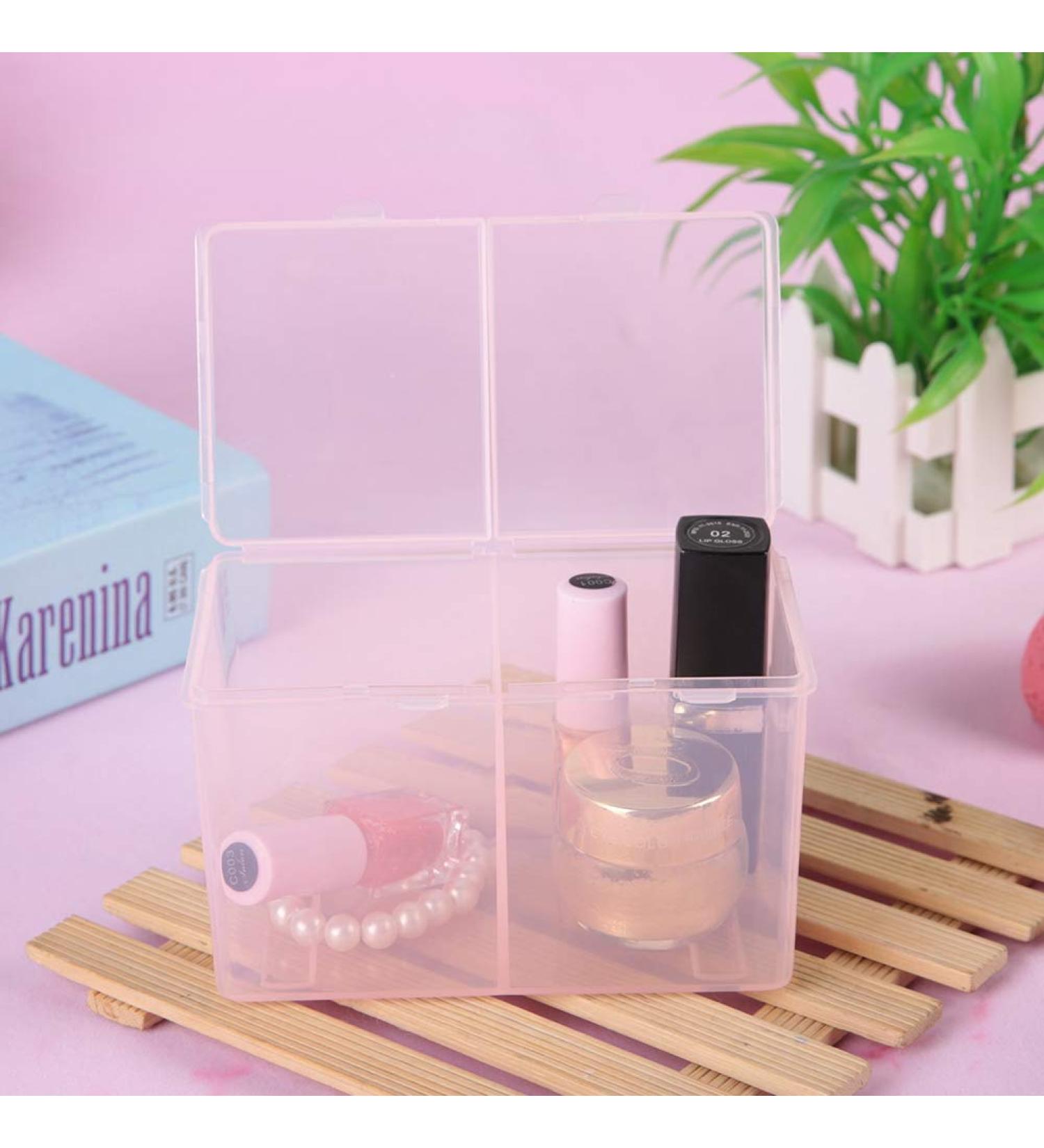 Organizer Container Large Capacity Manicure Tool Storage Nail Art for Home Nail Salon Cotton Pads - Buy Online on GoSupps.com