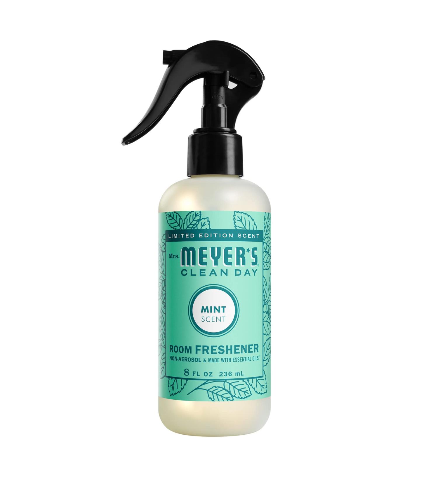 Mrs. Meyer's Mint Room Freshener - 8 oz Trigger Spray | All-Natural Aroma - Buy Online on GoSupps.com