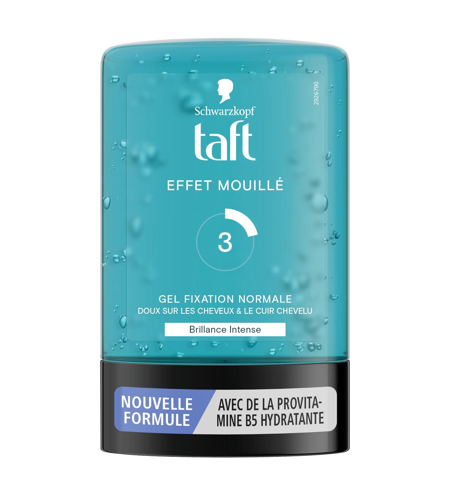 Schwarzkopf - Taft - Gel Tube Coiffant - Wet Effect Gel - Intense Shine - Normal Hold - Gentle on Hair - Long-Lasting Hold - No Sticky Effect - Provitamin B5 Formula - 300 ml - Buy Online on GoSupps.com