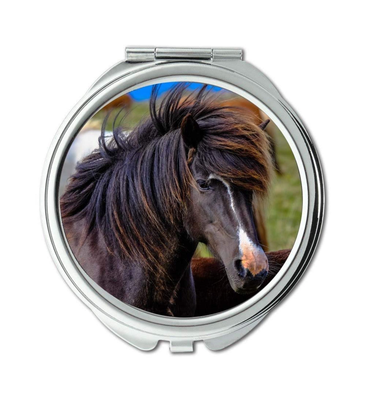 Mirror Compact Mirror animal animal photography blur pocket mirror portable mirror - Buy Online on GoSupps.com