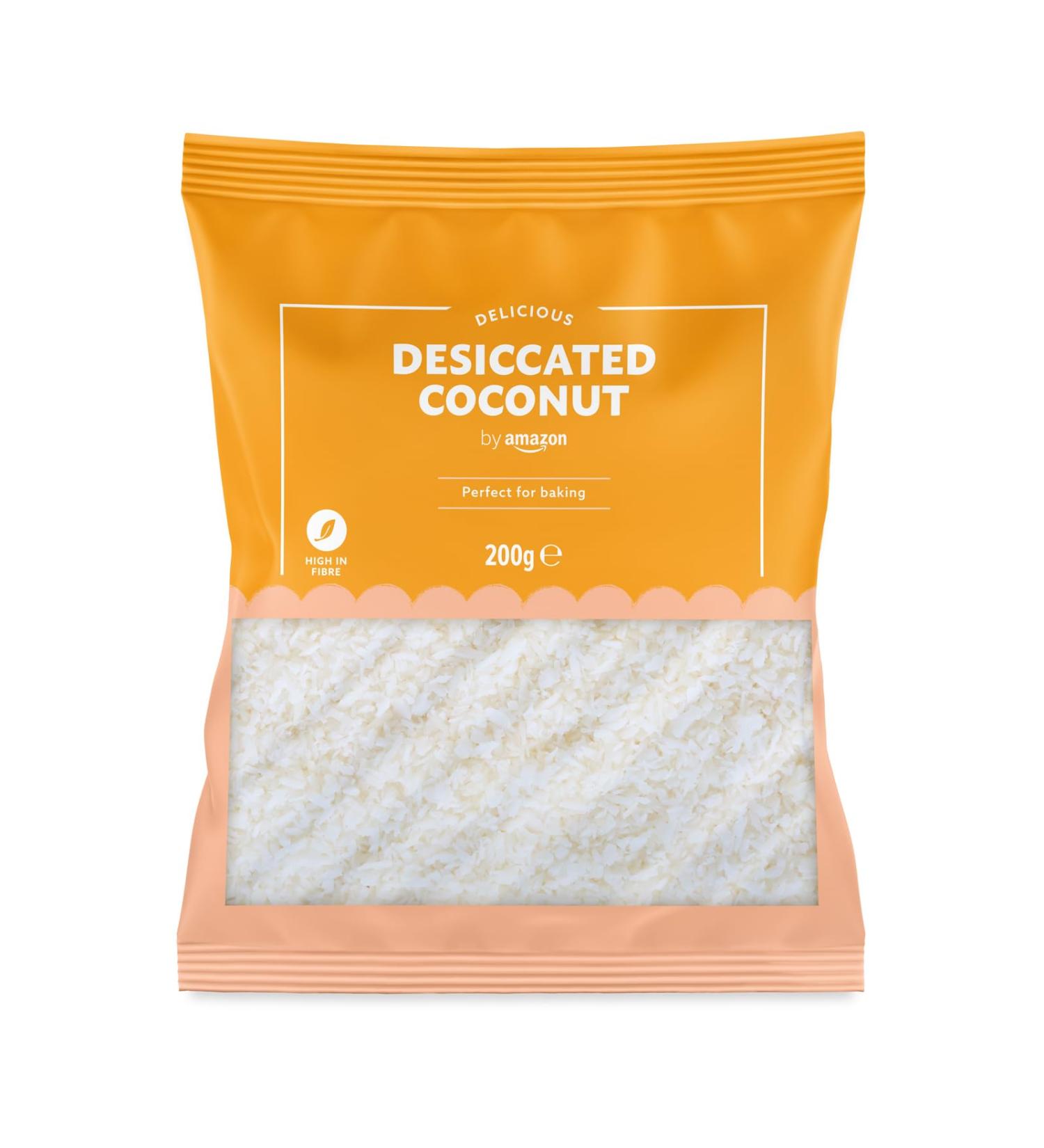 by Amazon Desiccated Coconut 200g 200g (Pack of 1) - Buy Online on GoSupps.com