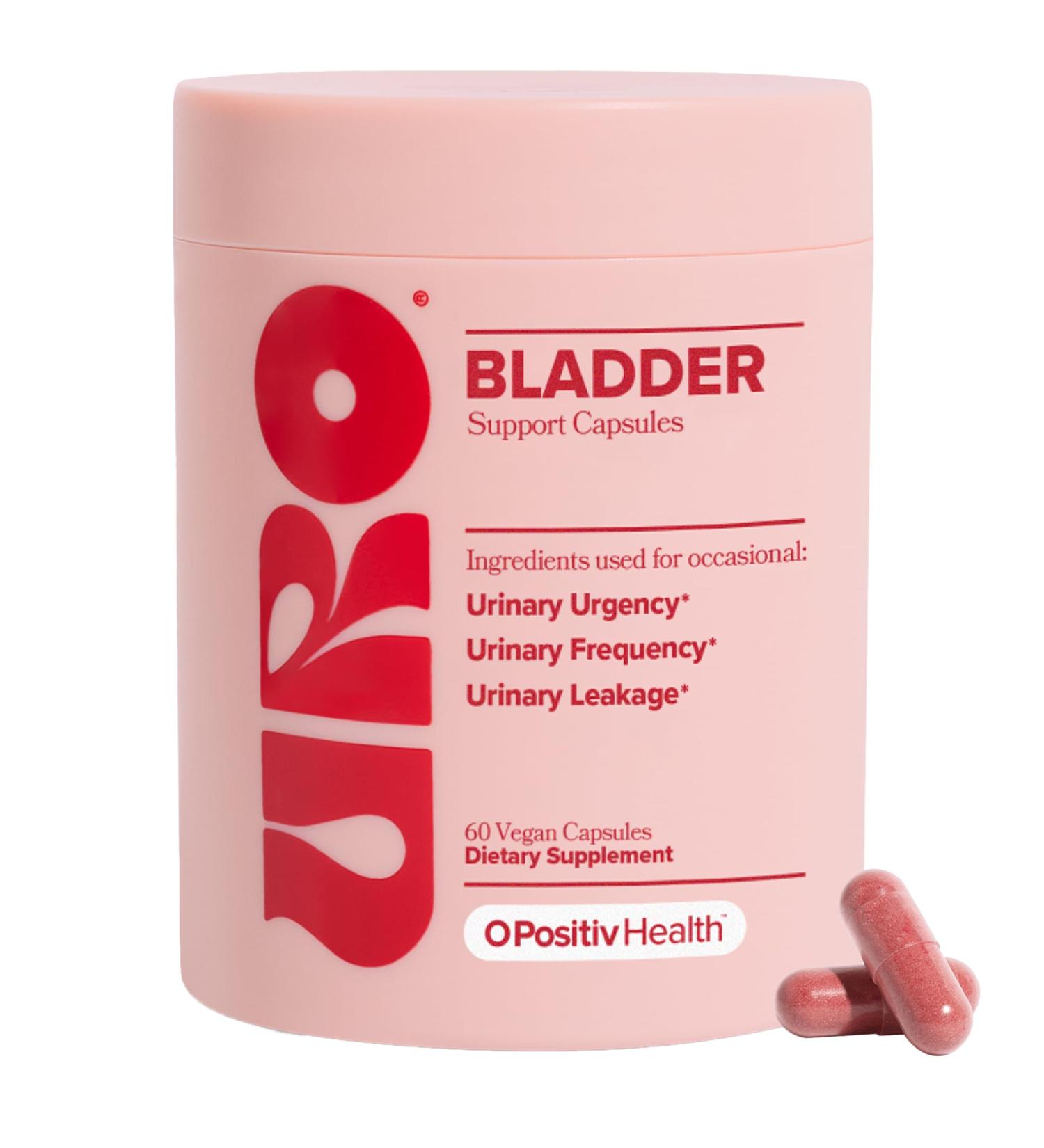O Positiv URO Bladder Control Supplement for Urinary Urgency Frequency Leakage with Pumpkin Seed Extract Soy Germ Extract Saw Palmetto 30 Servings (Pack of 1) - Buy Online on GoSupps.com