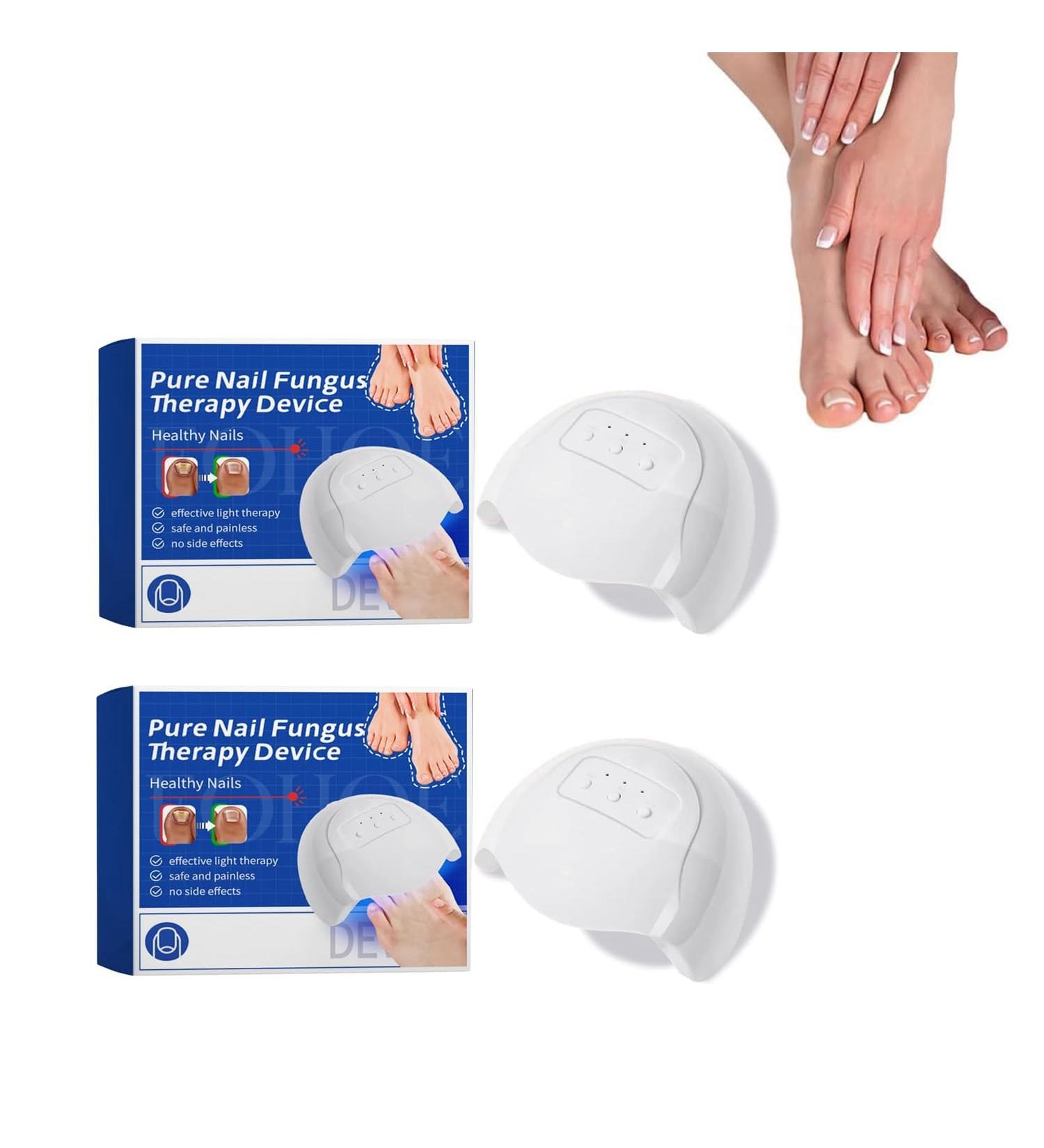 Pack of 2 Nail Care Device Therapy Nail Fungus Laser Therapy The Revolutionary and Highly Effective Light Therapy for Treating Toenail Diseases Cleaning and Care of Nails - Buy Online on GoSupps.com