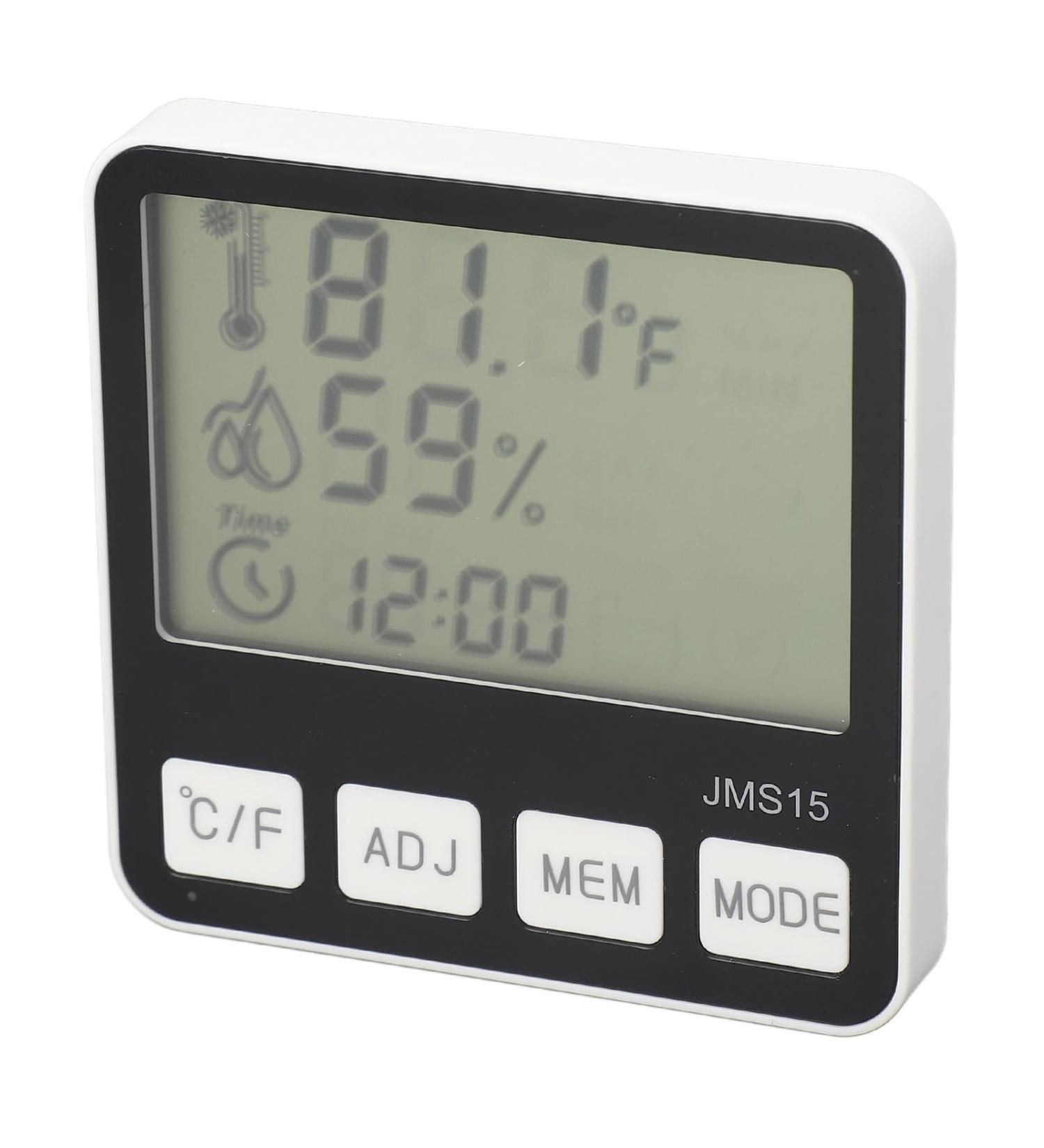 Advanced JMS15 Controller Inner Hygrometer Thermometer - LCD Display for Accurate Room Temperature Monitoring - Ideal Stand Holder - Buy Online on GoSupps.com