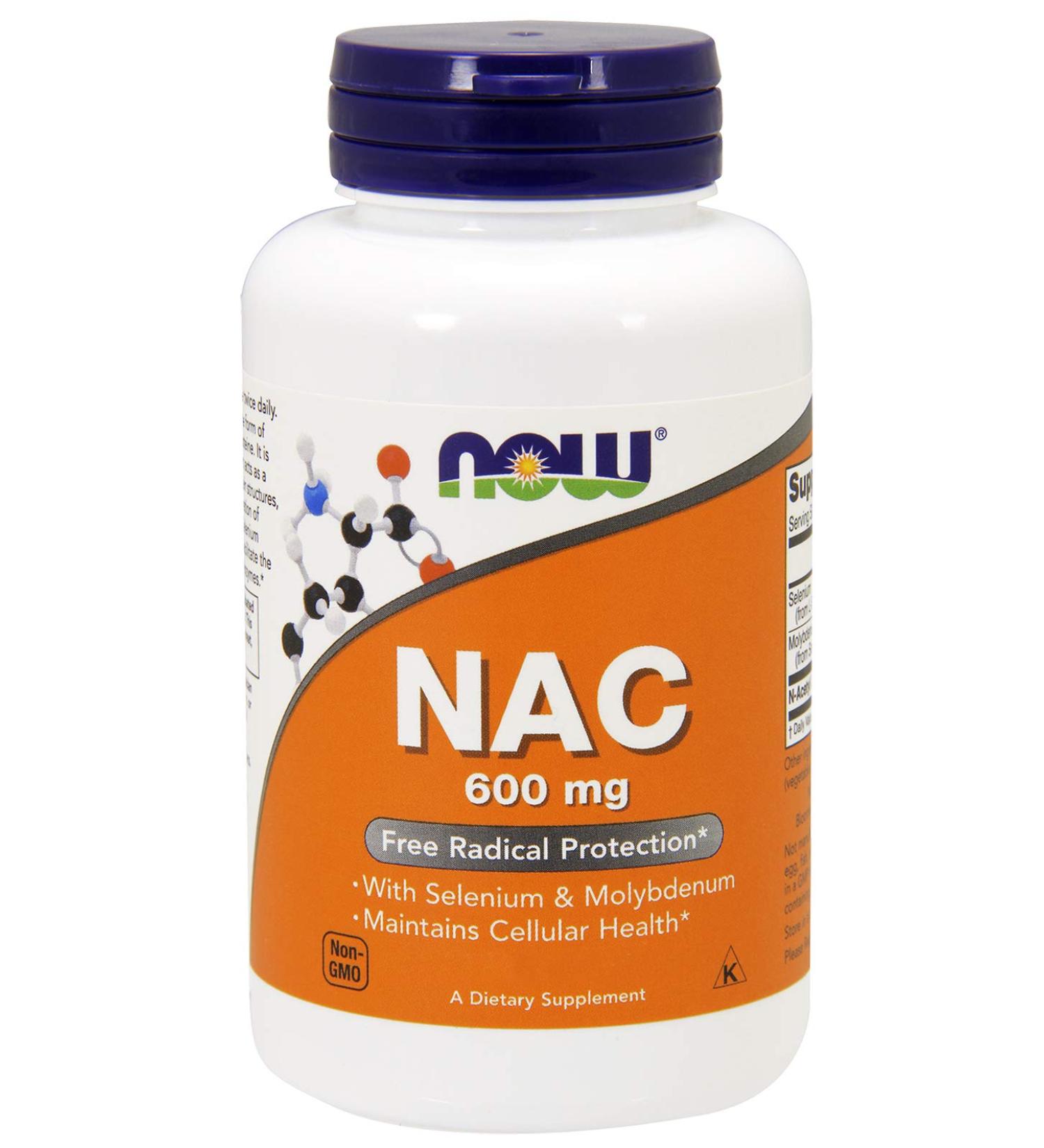 NAC 600mg with Selenium - 400 Veg Capsules | Powerful N-Acetyl Cysteine Supplement - Buy Online on GoSupps.com
