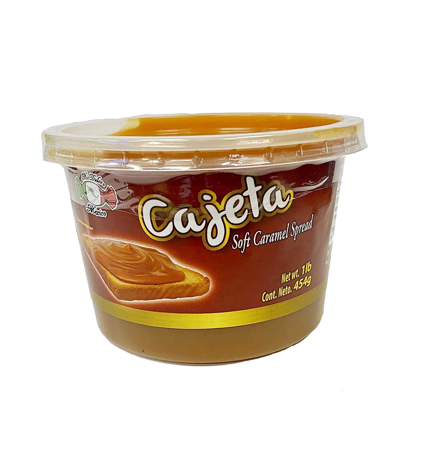 Mi Dulce Mexico Cajeta Soft Caramel Spread 1lb Tub - Authentic Mexican Dessert Topping - Buy Online on GoSupps.com