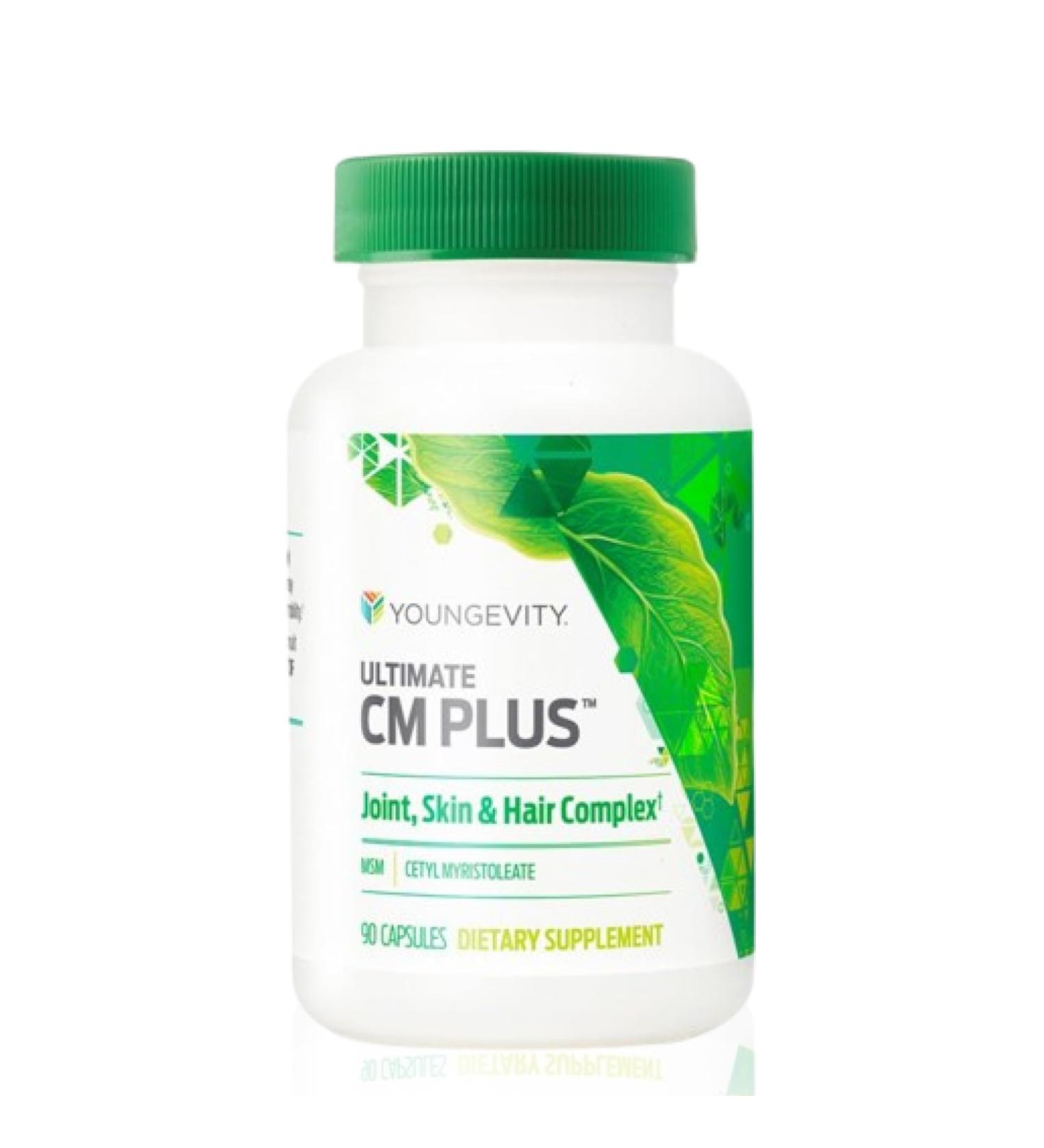 Youngevity Ultimate CM Plus - Patented Bone Health Supplement MSM & Cetyl Myristoleate - Muscle and Bone Health Complex - (90 Capsules) - Buy Online on GoSupps.com