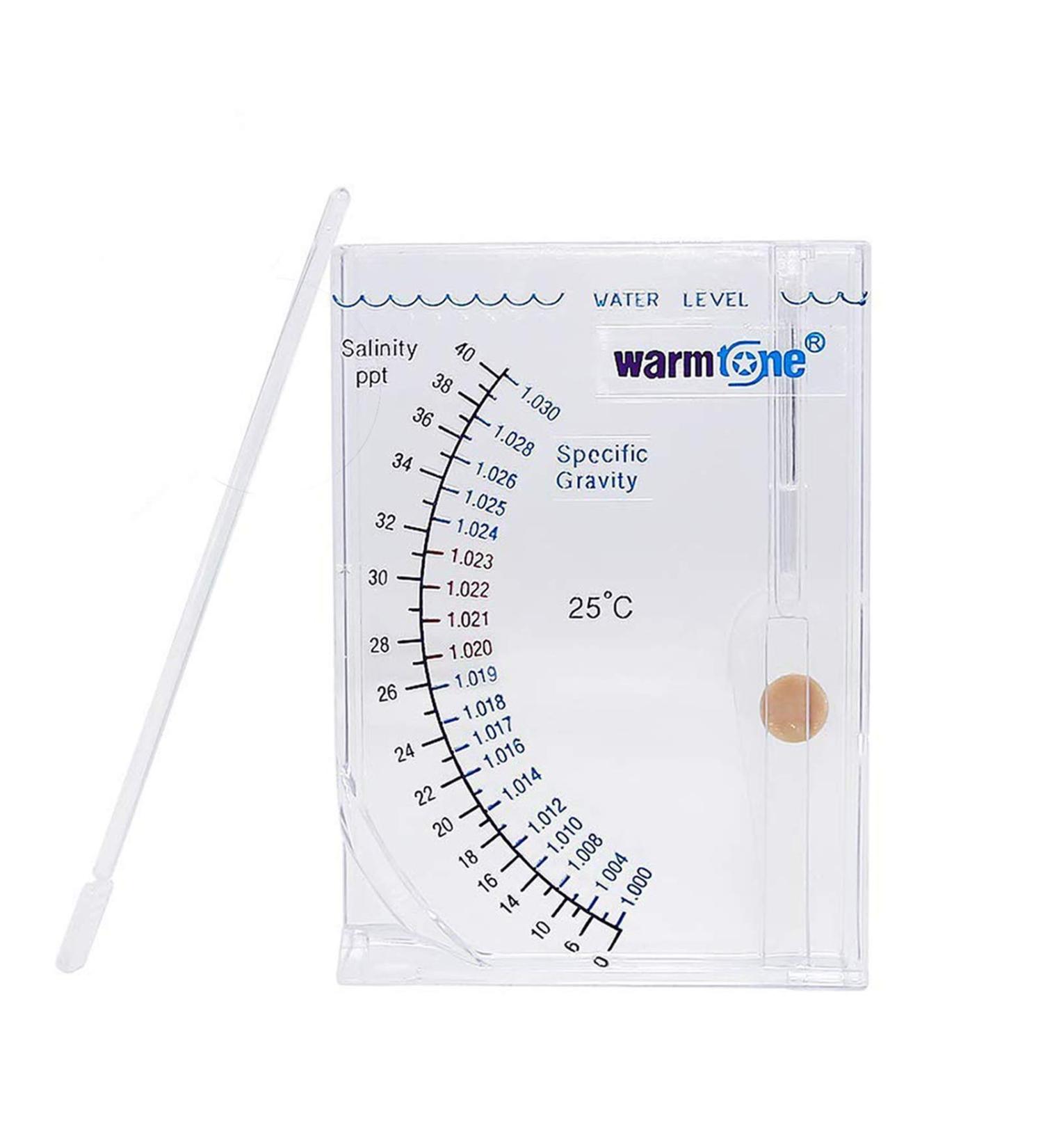 Capetsma Salinity Tester: Accurate Hydrometer for Aquariums - Marine & Freshwater, Saltwater Specific Gravity Test - Buy Online on GoSupps.com