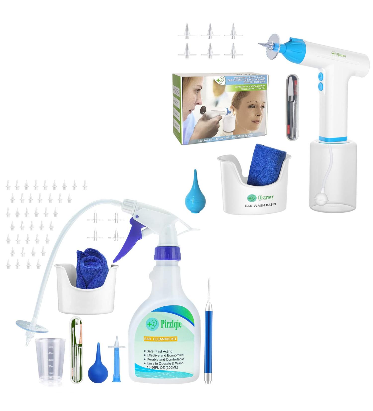 Electric Ear Wax Removal Kit - Safe & Easy Ear Cleaning for Adults & Kids - Buy Online on GoSupps.com
