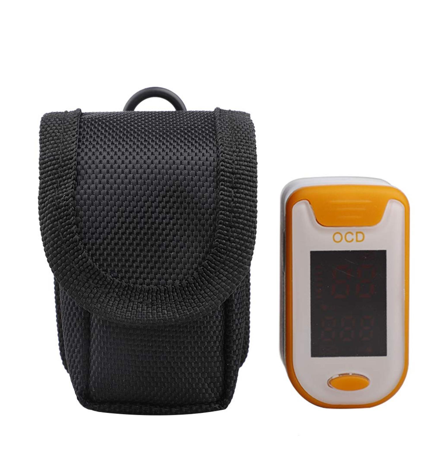 Potruwe Portable Carrier Bag for Fingertips Pulse Oximeter - Durable Organizer Shell 8.5x6.5x4 cm Black - Ideal for Oxygen Sensors - Buy Online on GoSupps.com