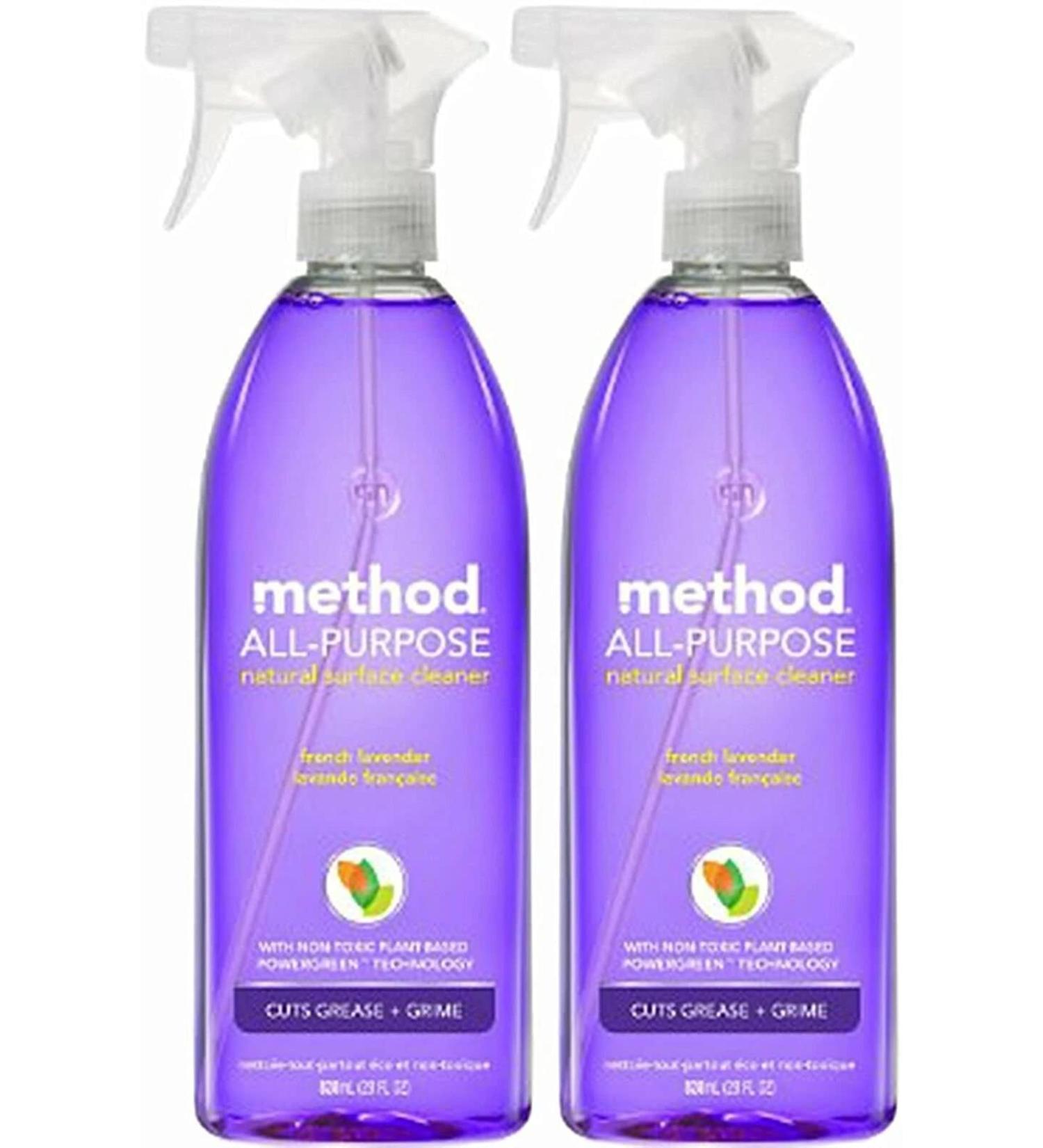 Method All Purpose Natural Surface Cleaning Spray - 28 oz - French Lavender - 2 pk