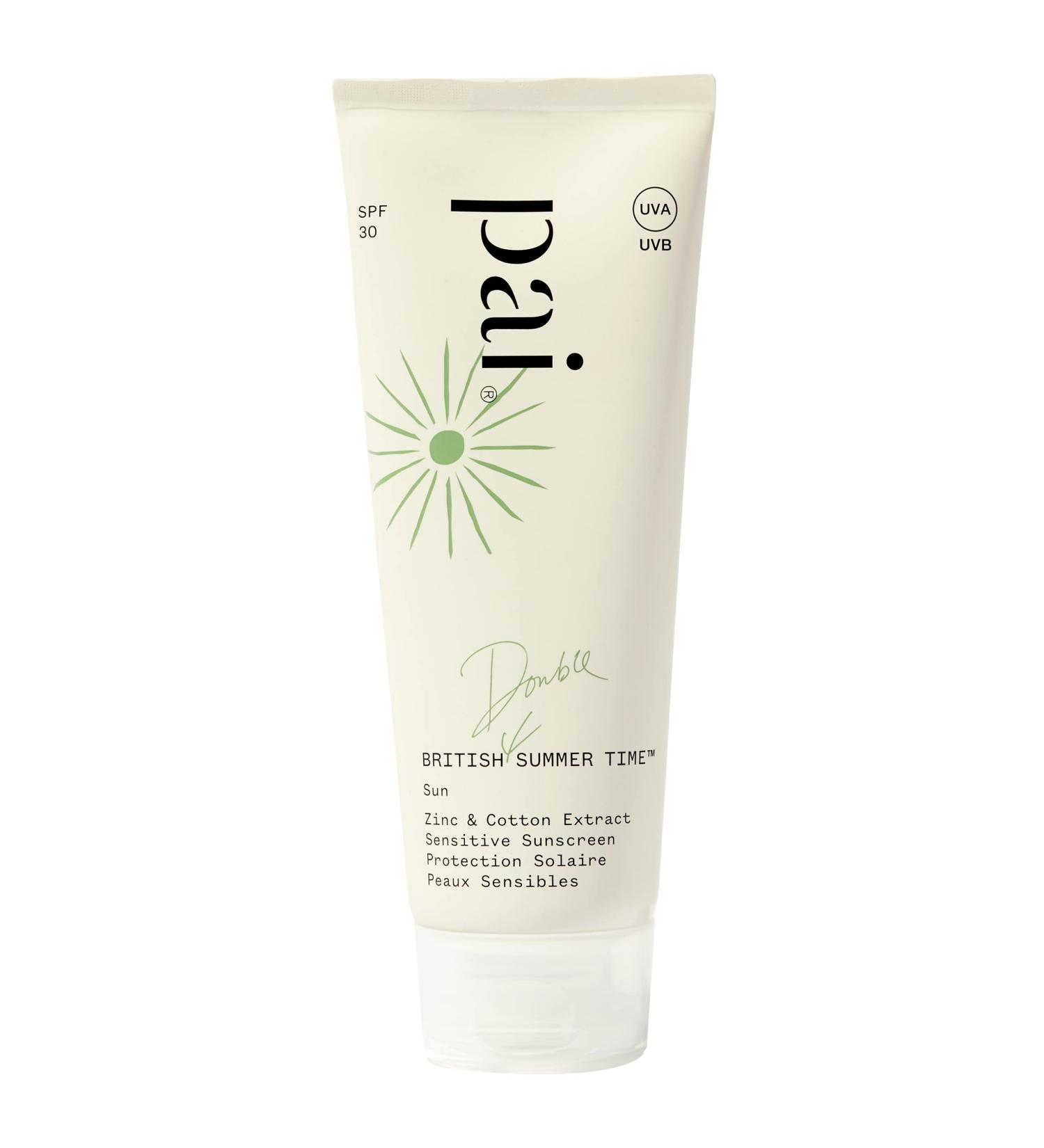 Pai London | BRITISH DOUBLE SUMMER TIME Sensitive Sun Screen For Face SPF 30 Non-Nano Zinc Oxide + Cotton Certified Organic B-Corp Vegan 75ml - Buy Online on GoSupps.com