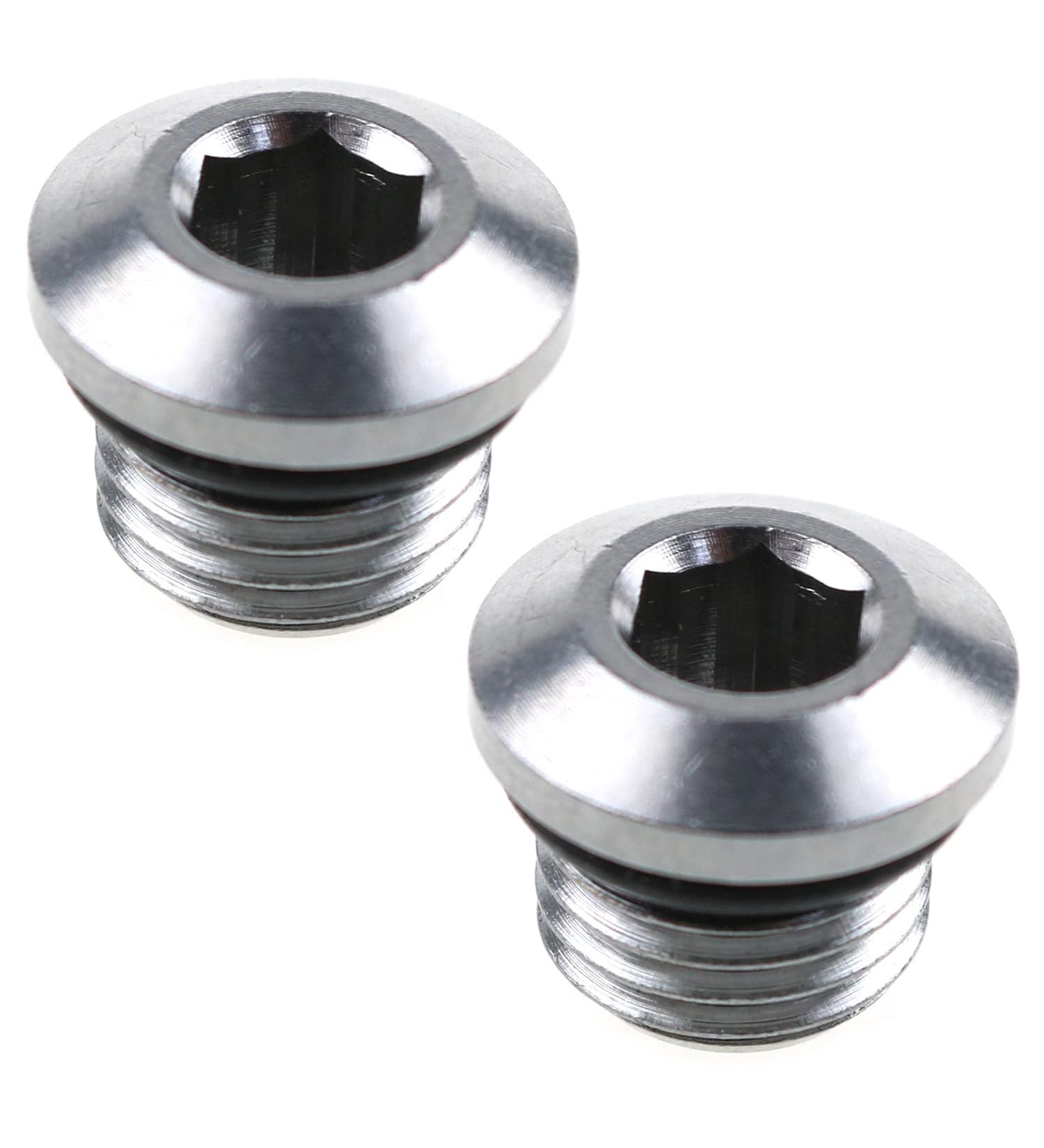 Stainless Steel Scuba Diving Regulator First Stage 3/8-24 Low Pressure Port Plug with Leak-Proof O-Ring - 2PCS - Buy Online on GoSupps.com