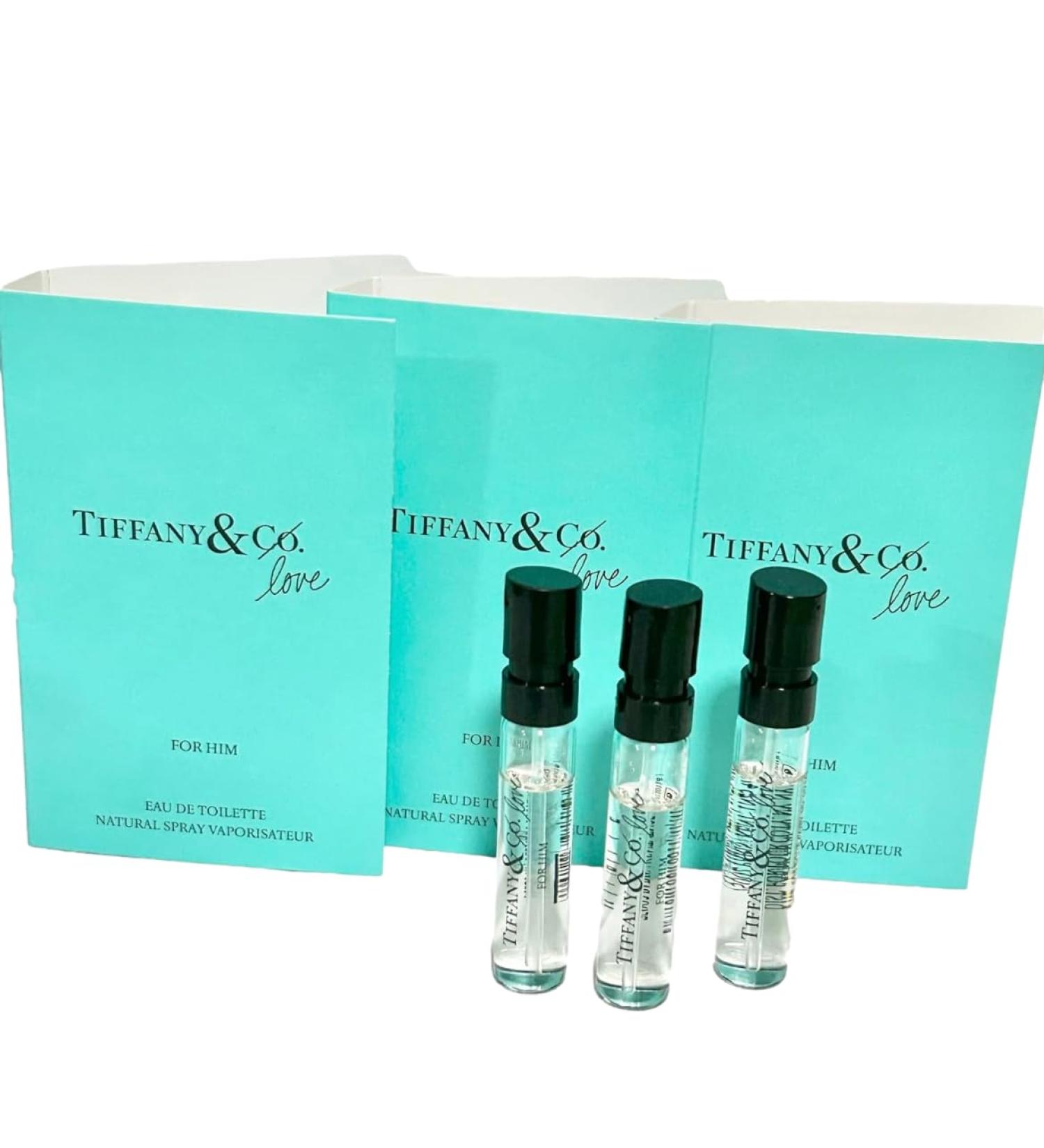 Tiffany & Co. Love Sample for Him Men Sample Travel Spray Vials 0.5/1. ML Eau De Toilette EDT - (Set of 3) - Buy Online on GoSupps.com