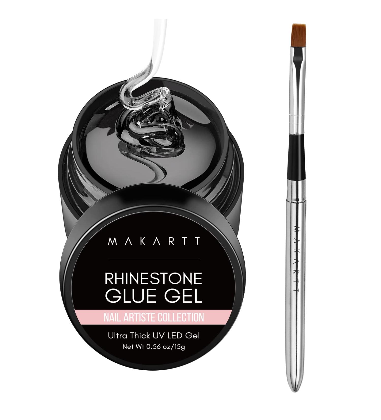 Makartt Nail Rhinestone Glue Gel Kit - 15g Super Adhesive for Gems, Rhinestones, Crystal Stones - 2pcs - Buy Online on GoSupps.com