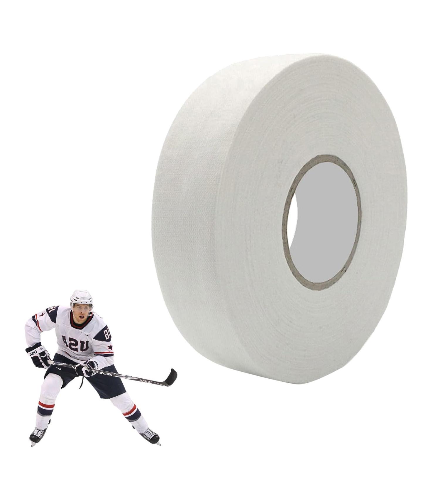 Karells Ice Hockey Tape - Self-Adhesive Non-Slip 25m x 25mm White | Perfect for Hockey Sticks & Rackets | International Shipping Available - Buy Online on GoSupps.com