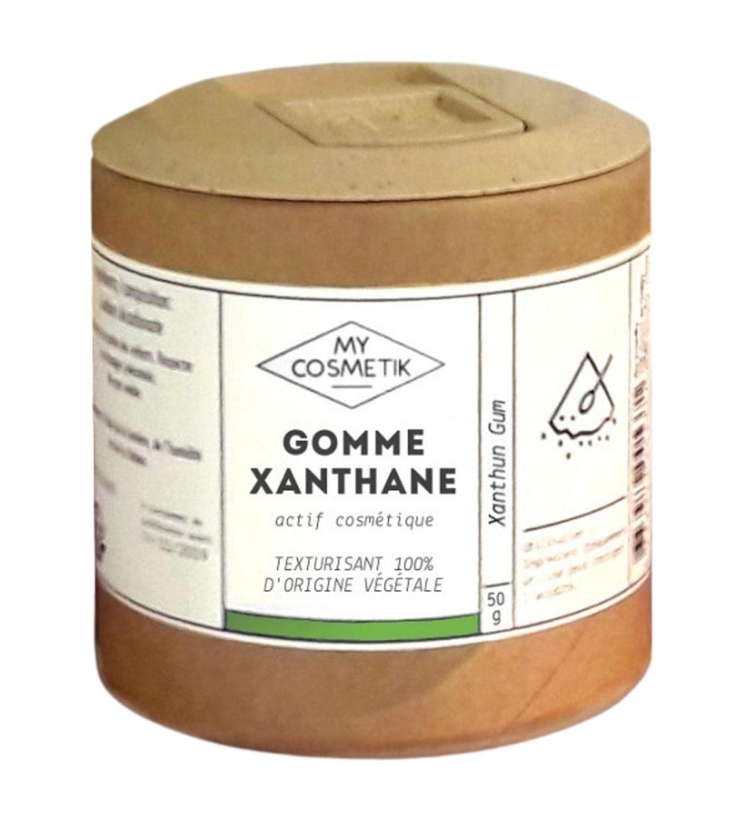 Xanthan Gum - 100% natural and organic origin - MY COSMETIK - 50 g - in vegetable pot - Buy Online on GoSupps.com