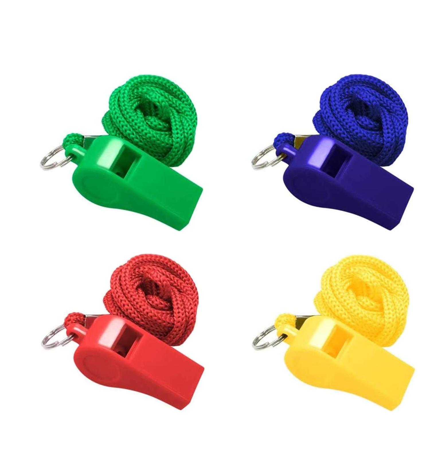 Neoreser 4-Pack Sports Whistles - Versatile Plastic Referee Whistles for Coaches Teachers & Emergencies - Buy Online on GoSupps.com