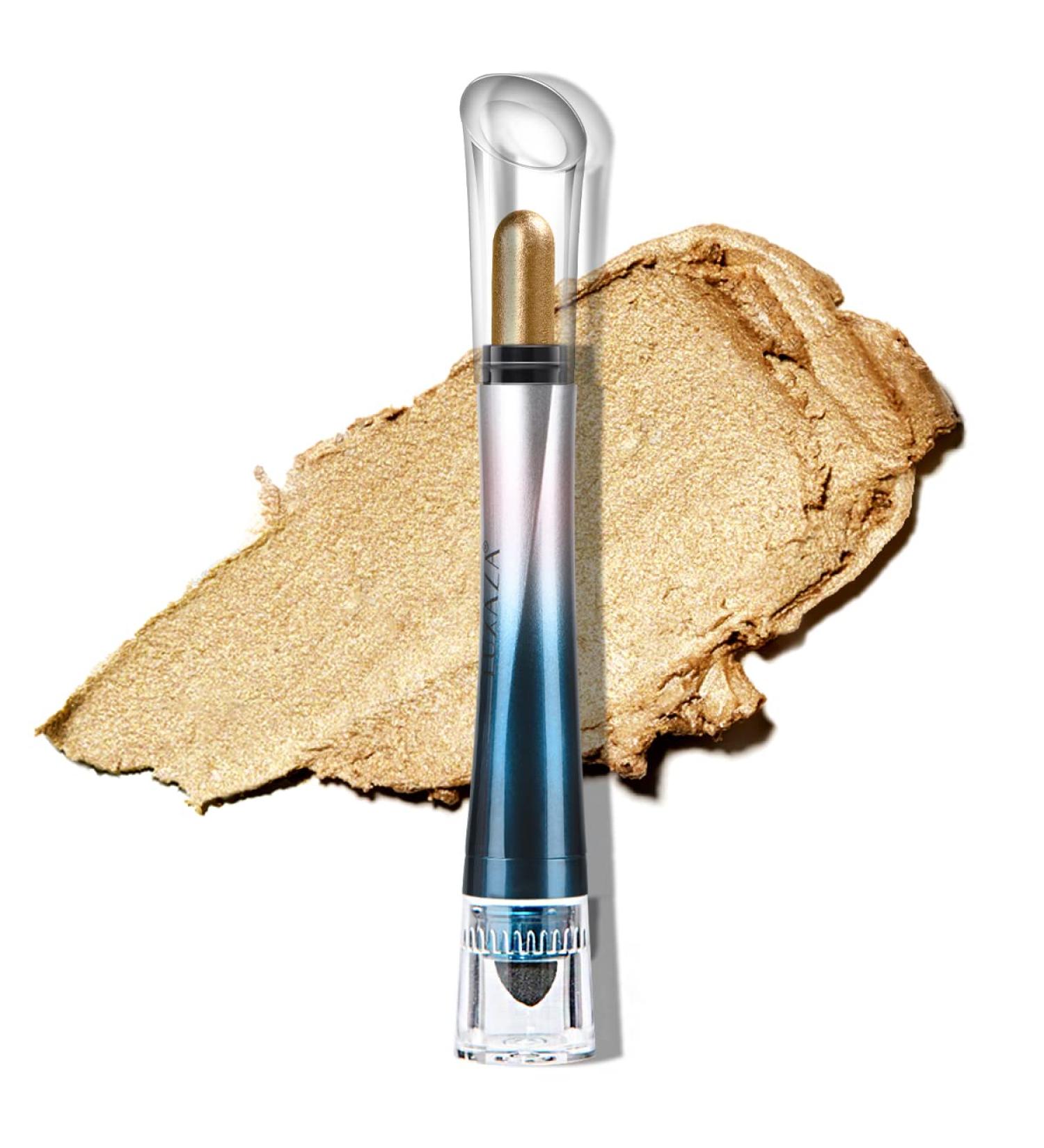 LUXAZA 24H Longwear Champagne Shimmer Eyeshadow Stick - Waterproof, Cruelty-free & Vegan | 1PCS 204 - Buy Online on GoSupps.com