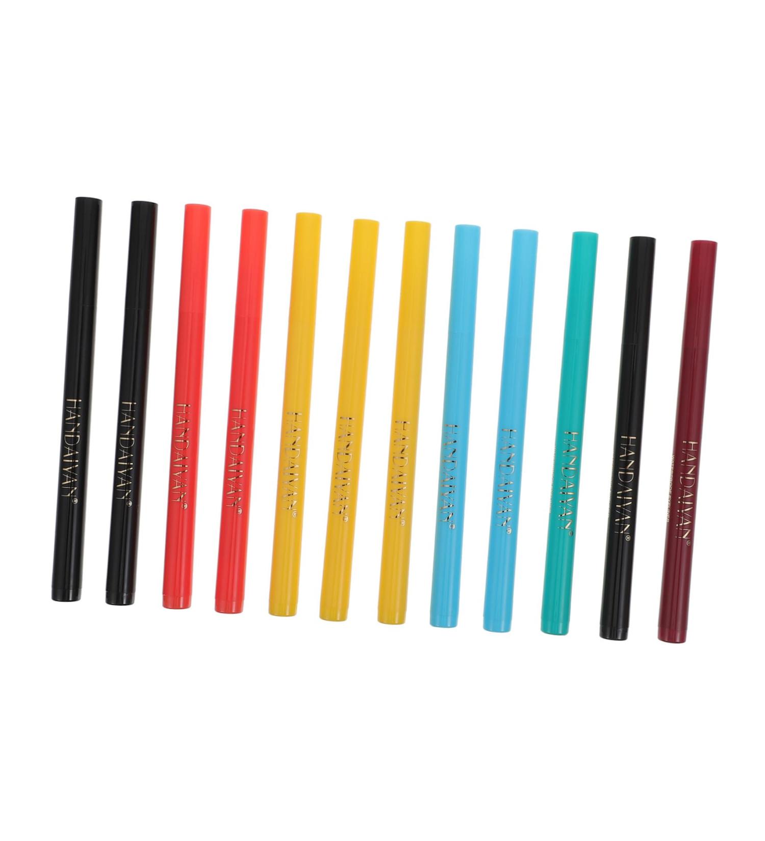 Beavorty 12pcs Eyeliner Pencil Color Eyeliner Liquid Eyeline Liquid Pencil Liquid Eyeliner Matte Makeup 1 count (Pack of 1) As Shown - Buy Online on GoSupps.com