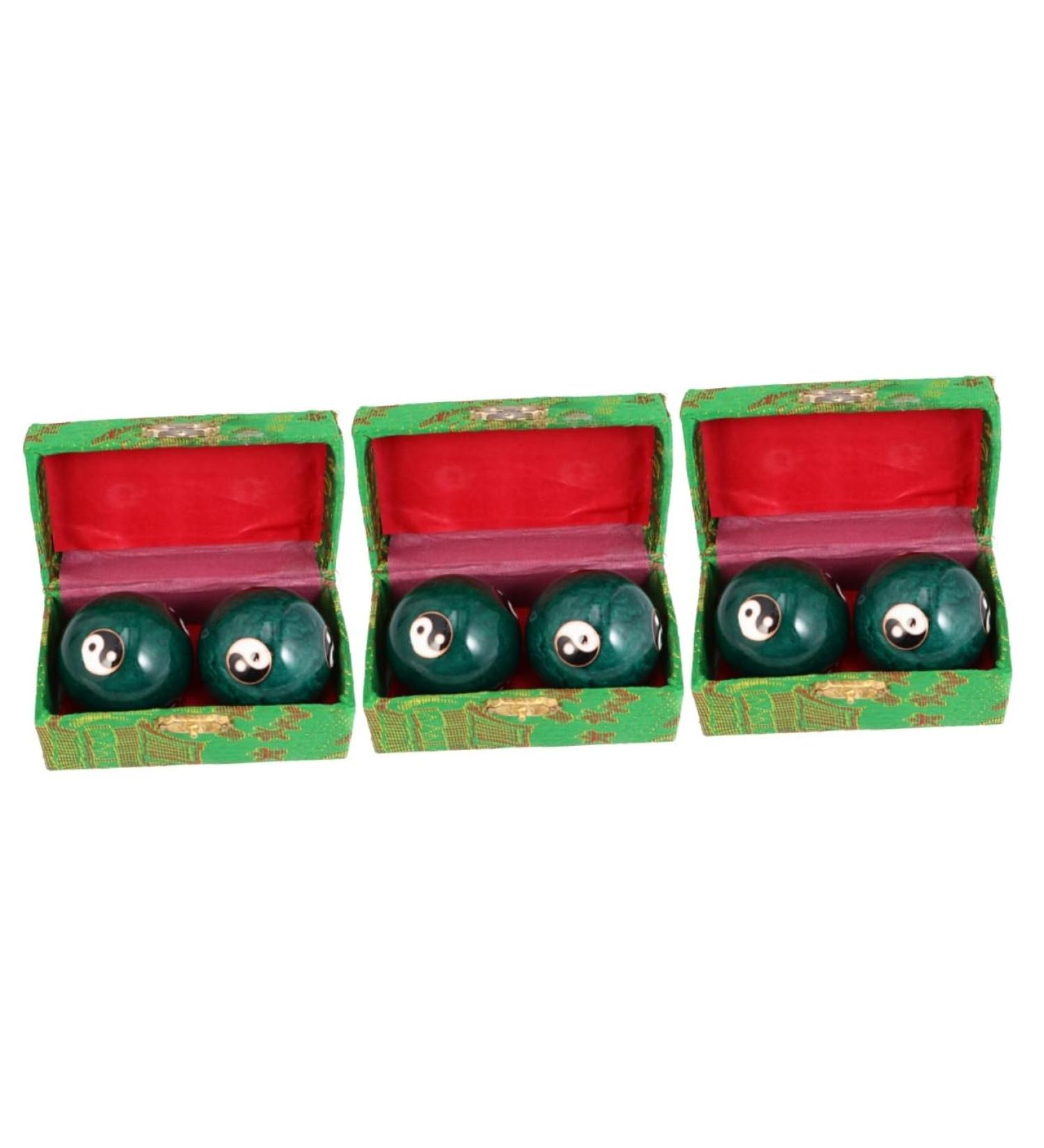 Buy Fomiyes 3 Pairs Health Balls | Body Massage & Muscle Roller Ball | Hand Trainer for Wellness & Fitness - Buy Online on GoSupps.com