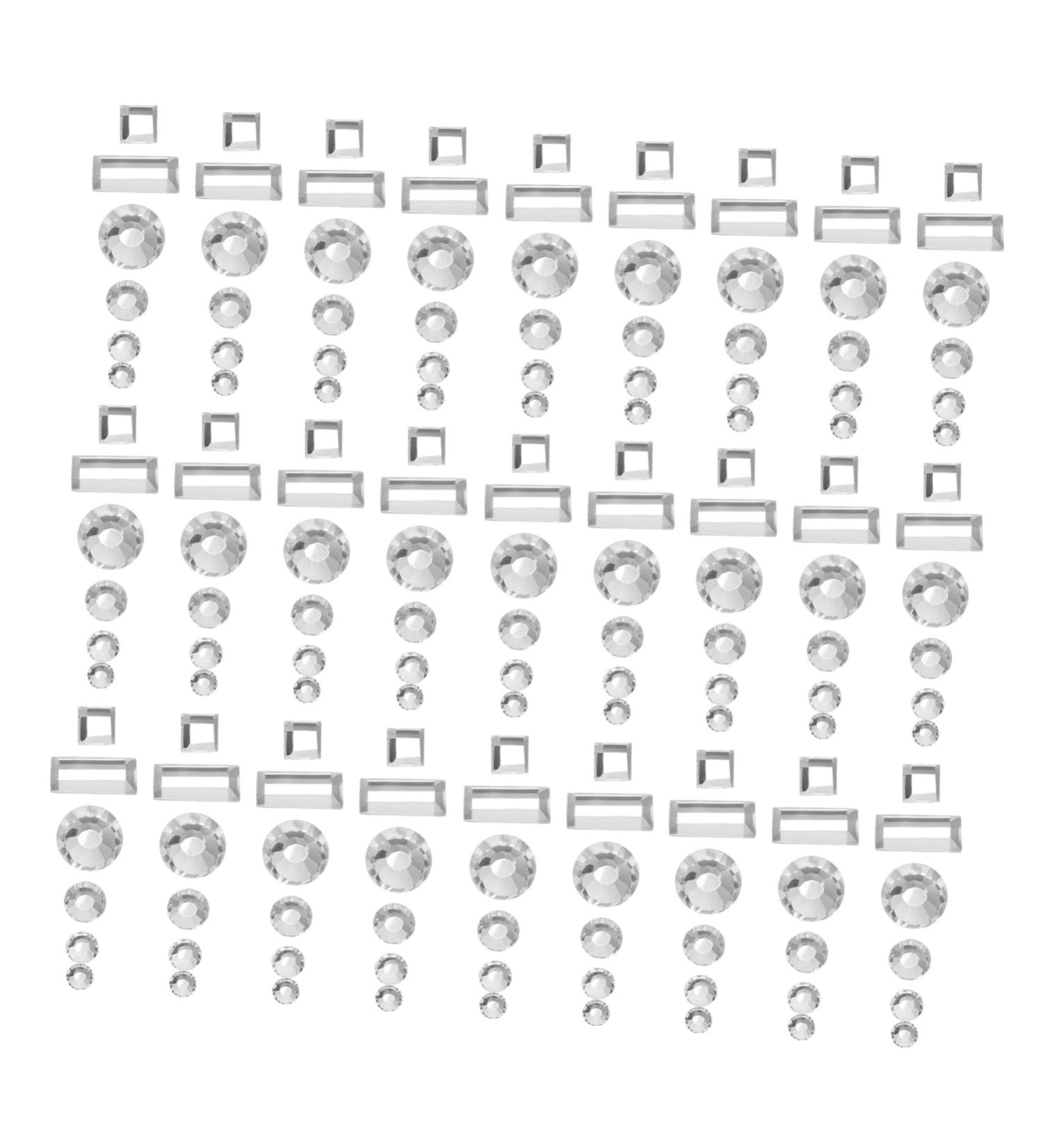 FRCOLOR 1 nail drill AB Nail Art Rhinestones nail sequins and rhinestones Nail Gems Stones Nail Art Rhinestone Flat nail flat back gems trendy jewelry fashion jewelry crystal nail stone 3d 12.4X7.2X0.2cm - Buy Online on GoSupps.com