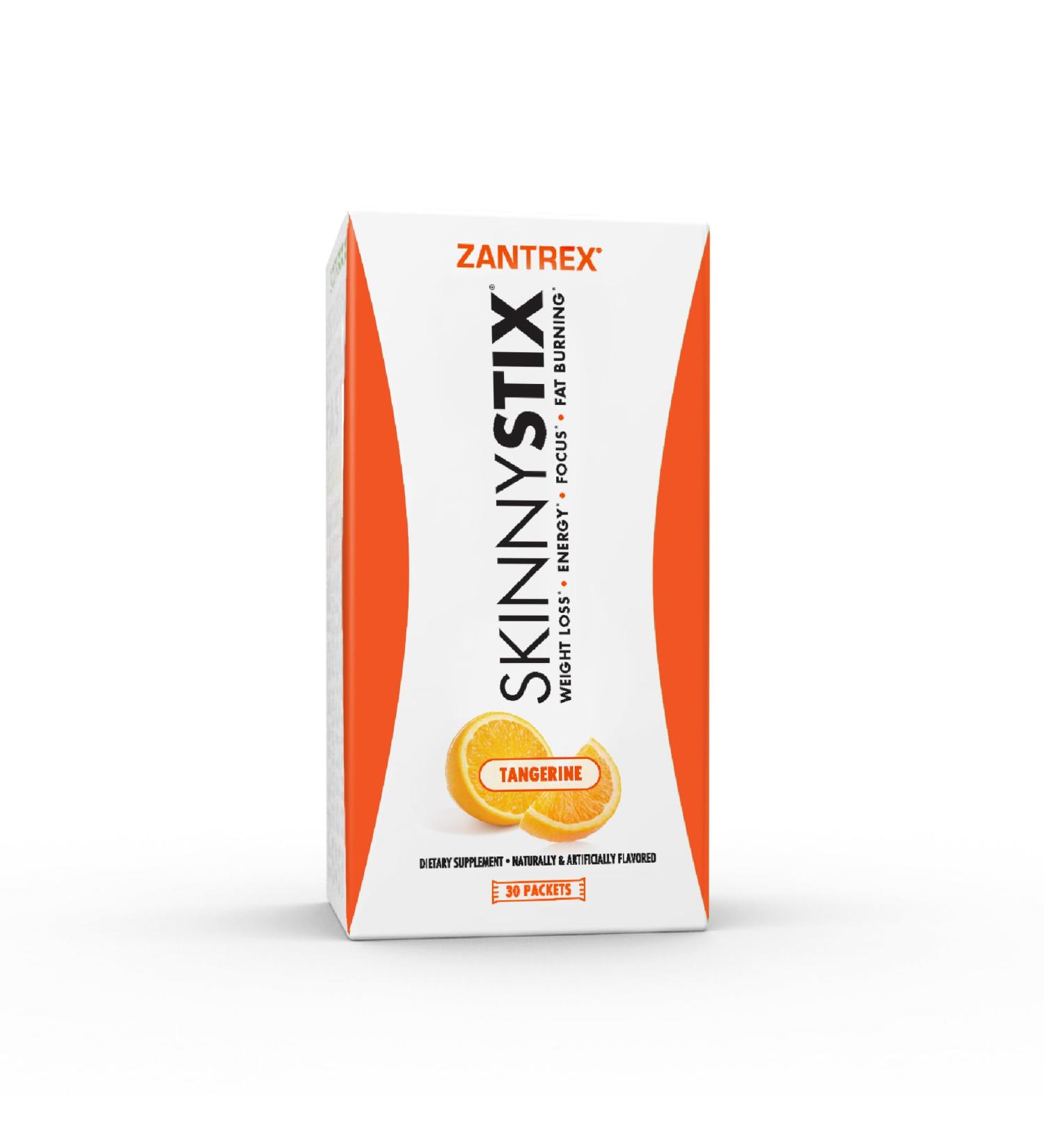 Zantrex SkinnyStix Energy Powder for Weight Loss | Appetite Suppressant & Mood Booster | 30 Tangerine Servings - Buy Online on GoSupps.com