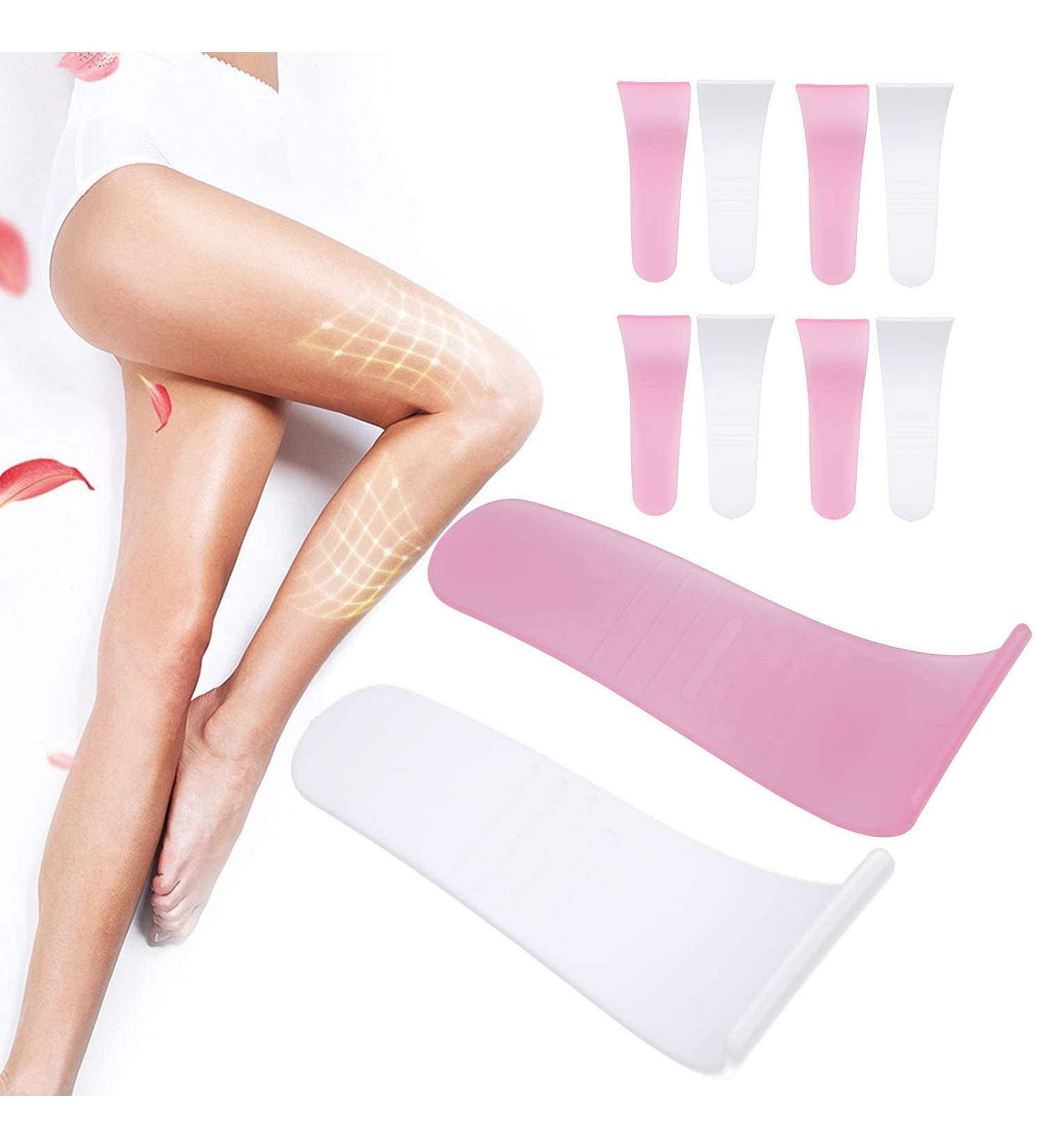 10 Pcs Depilatory Cream Spatula Stick Set - Eyebrow Wax Applicator Kit for Home Salon | Facial Scrapy Tools - Buy Online on GoSupps.com