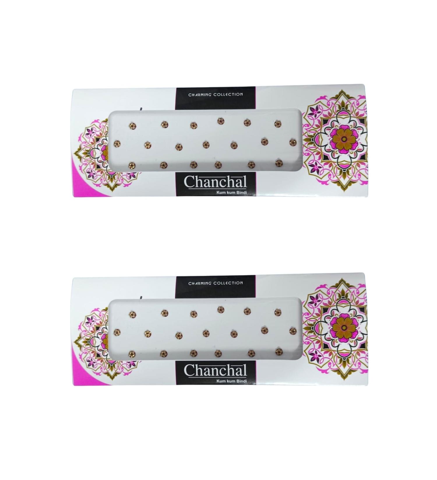 Round Shape Multicolor Stone Indian Style Traditional Matching Makeup Bindi For Wedding