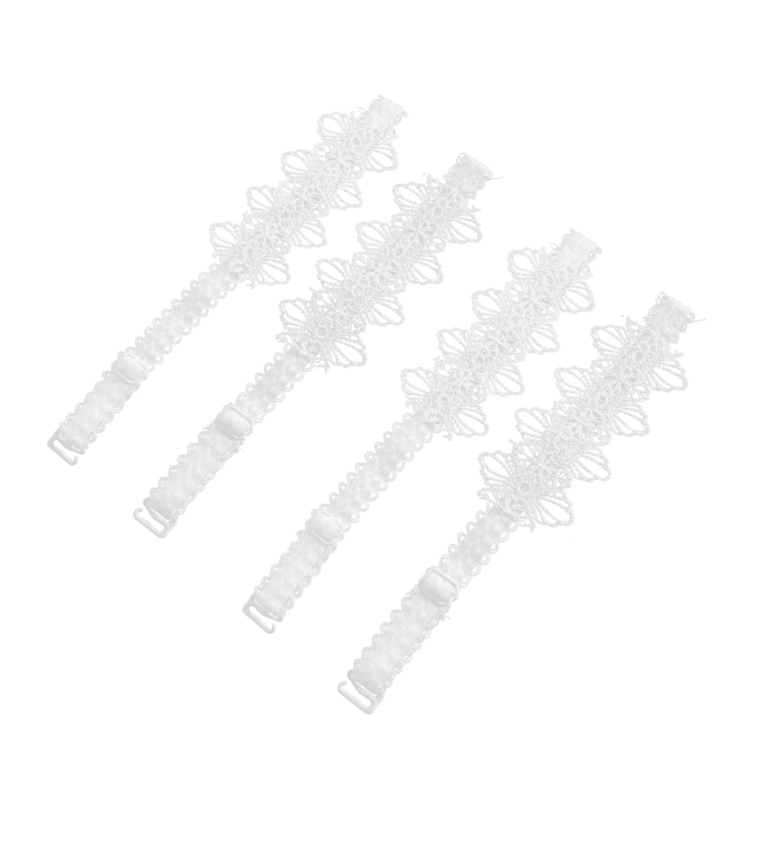 PackoVE Anti-Drop Laces 2 Pairs of Removable White Shoe Straps for Ultimate Comfort & Security - Buy Online on GoSupps.com