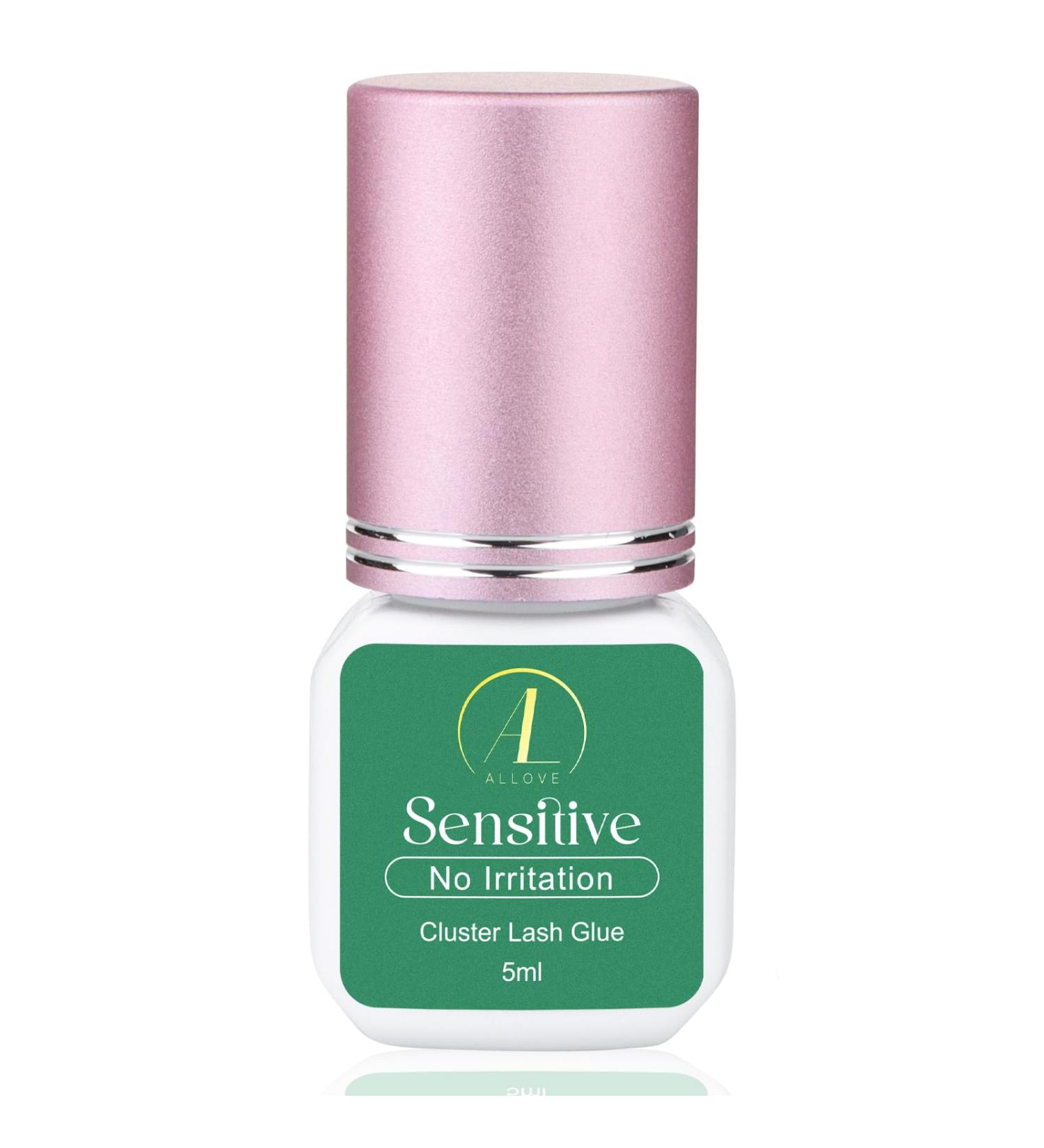 Allove Cluster Eyelash Adhesive - Sensitive Waterproof No Smoke 1 Week Retention 5ml DIY Lash Glue for Individual Eyelashes - Buy Online on GoSupps.com