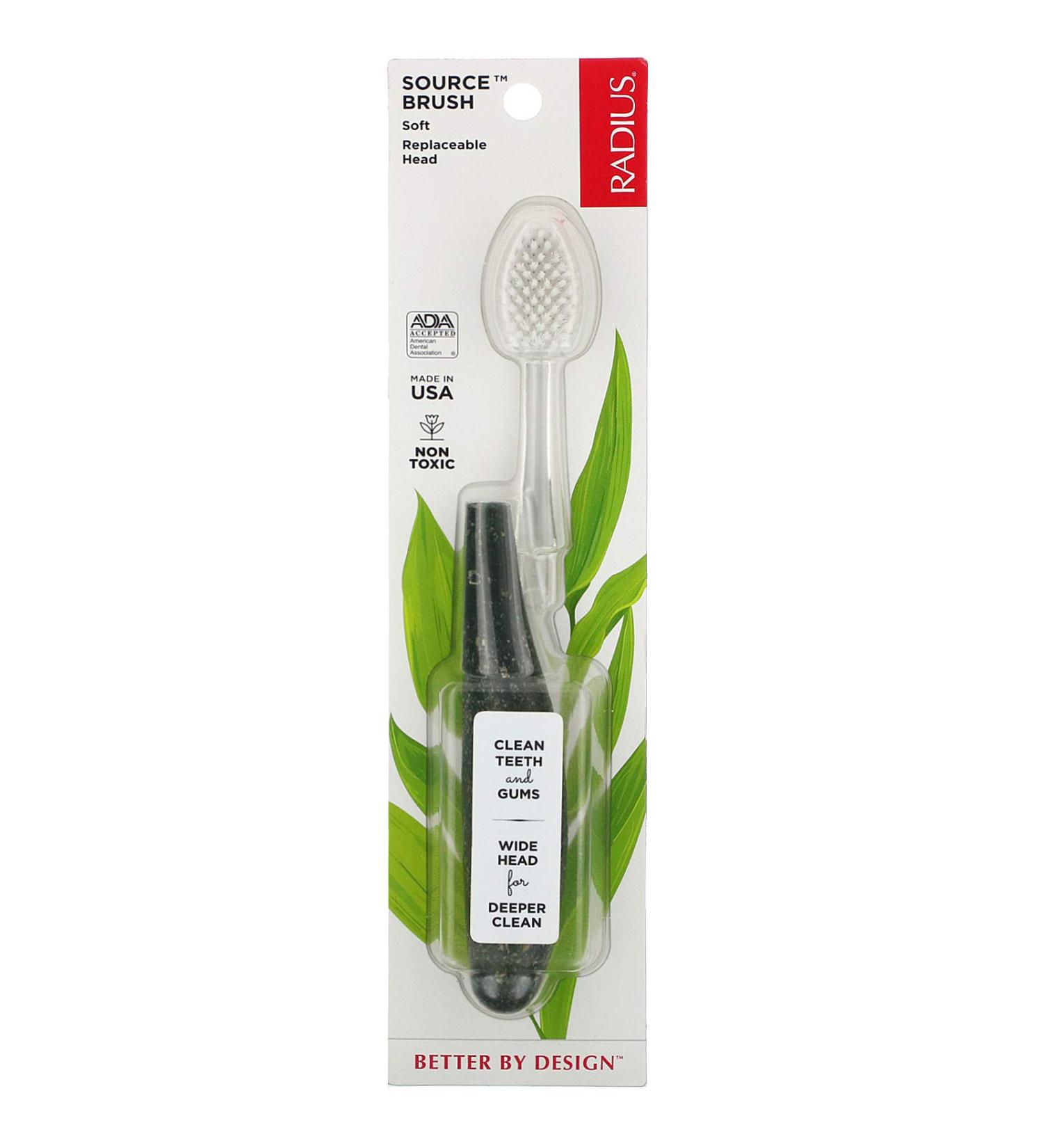 Radius Source Soft Toothbrush - Eco-Friendly and Gentle Dental Care - Buy Online on GoSupps.com