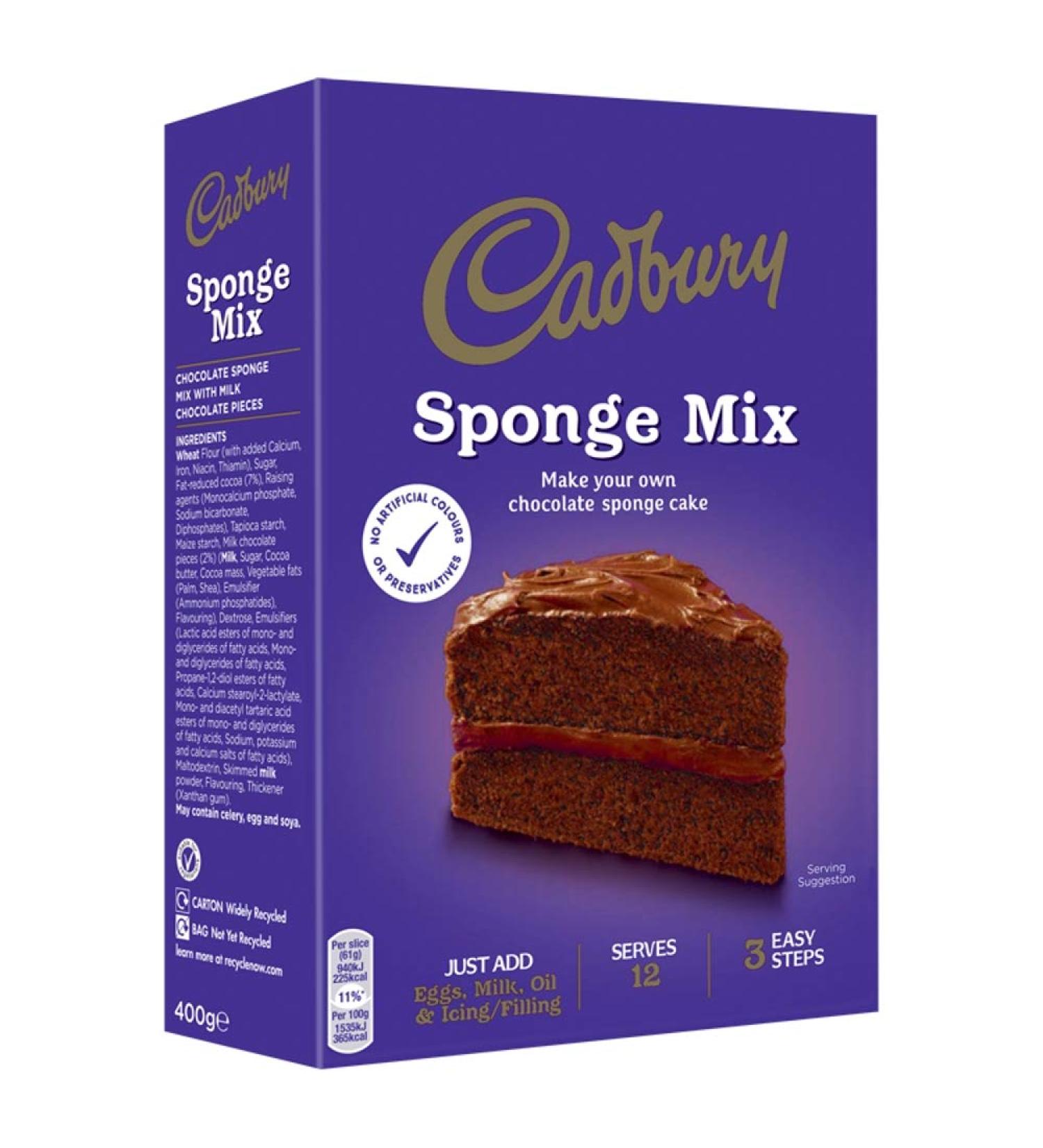 Cadbury Sponge Cake Mix 400g