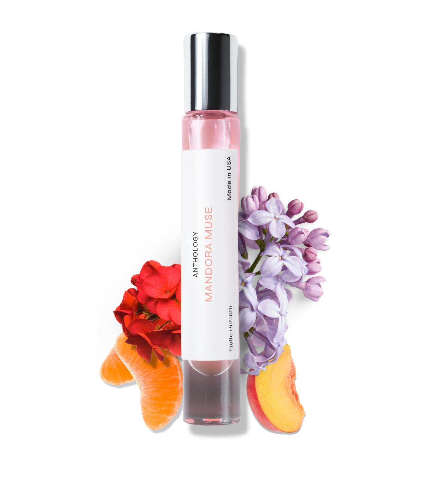 Anthology Mandora Muse Roll on Perfume Oil for Women 0.3oz 9 ML | Orange Bergamot Lilac Patchouli Amber | Alcohol Free rollerball Travel size | Warm Floral Fragrance - Buy Online on GoSupps.com
