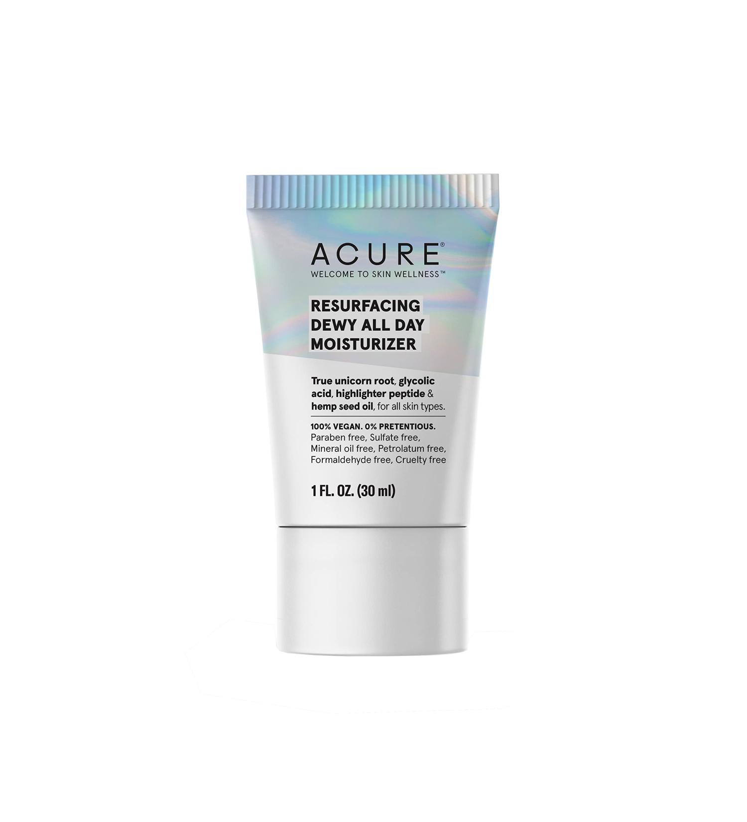 Acure Resurfacing Dewy All Day Moisturizer 1 fl oz - Hydrate & Revitalize Skin - Buy Online on GoSupps.com