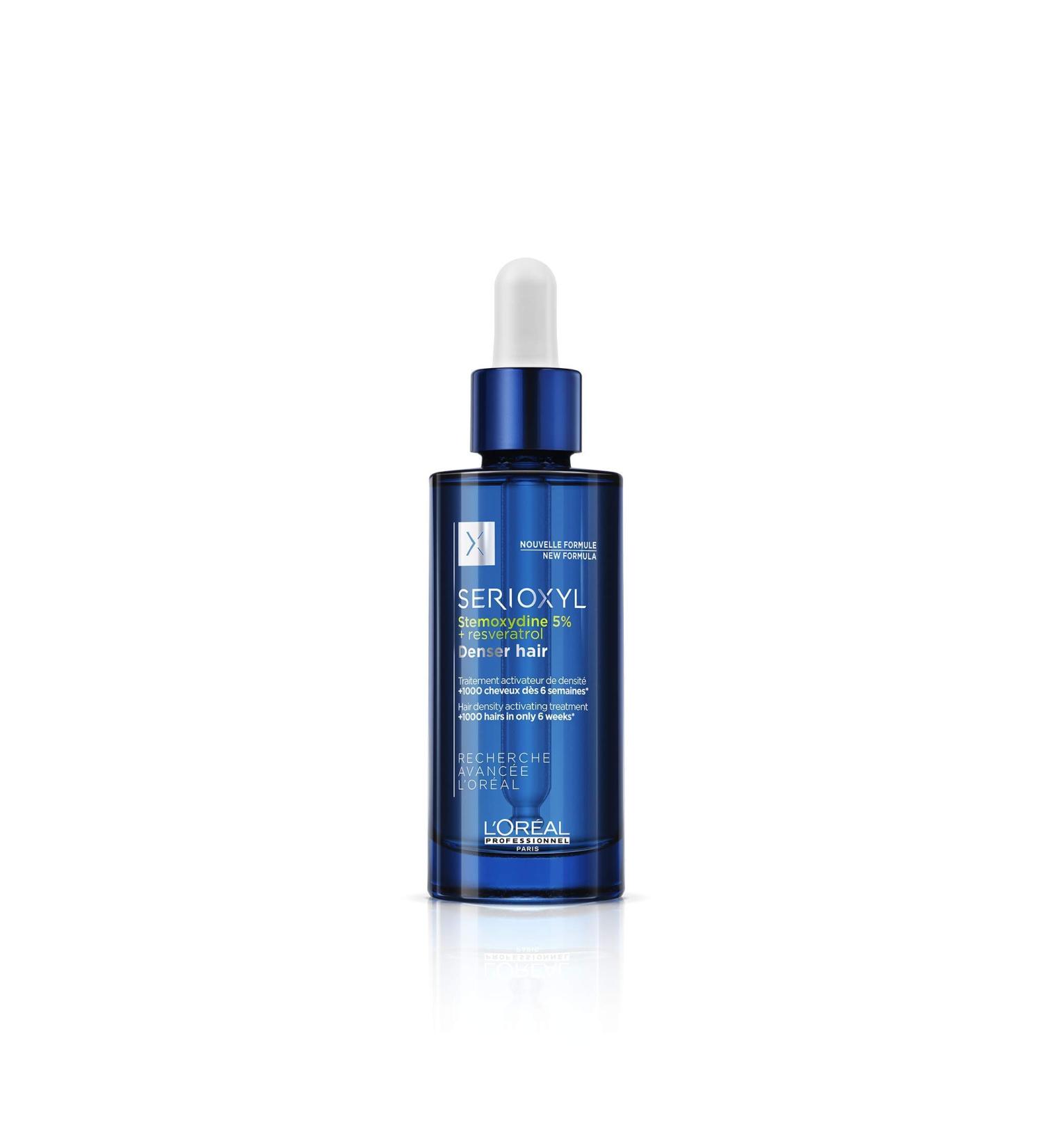 L'Or al Professionnel Serioxyl Denser Hair Serum 90ml for Men & Women - Daily Scalp Treatment for Thinning Hair and Hair Loss - Buy Online on GoSupps.com